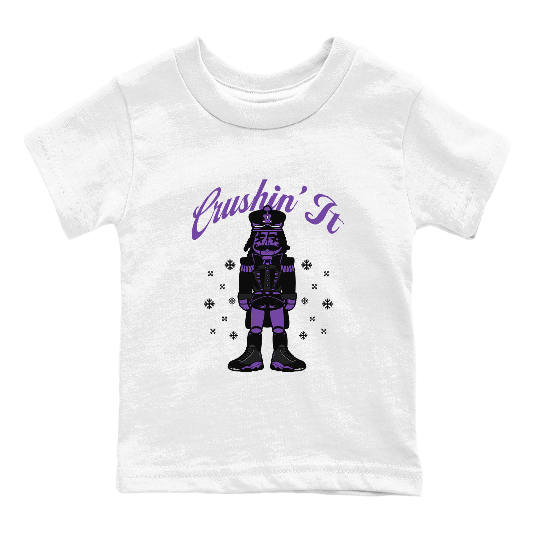Crushin' It snkmatch Tees Kids - Air Jordan 13 Court Purple