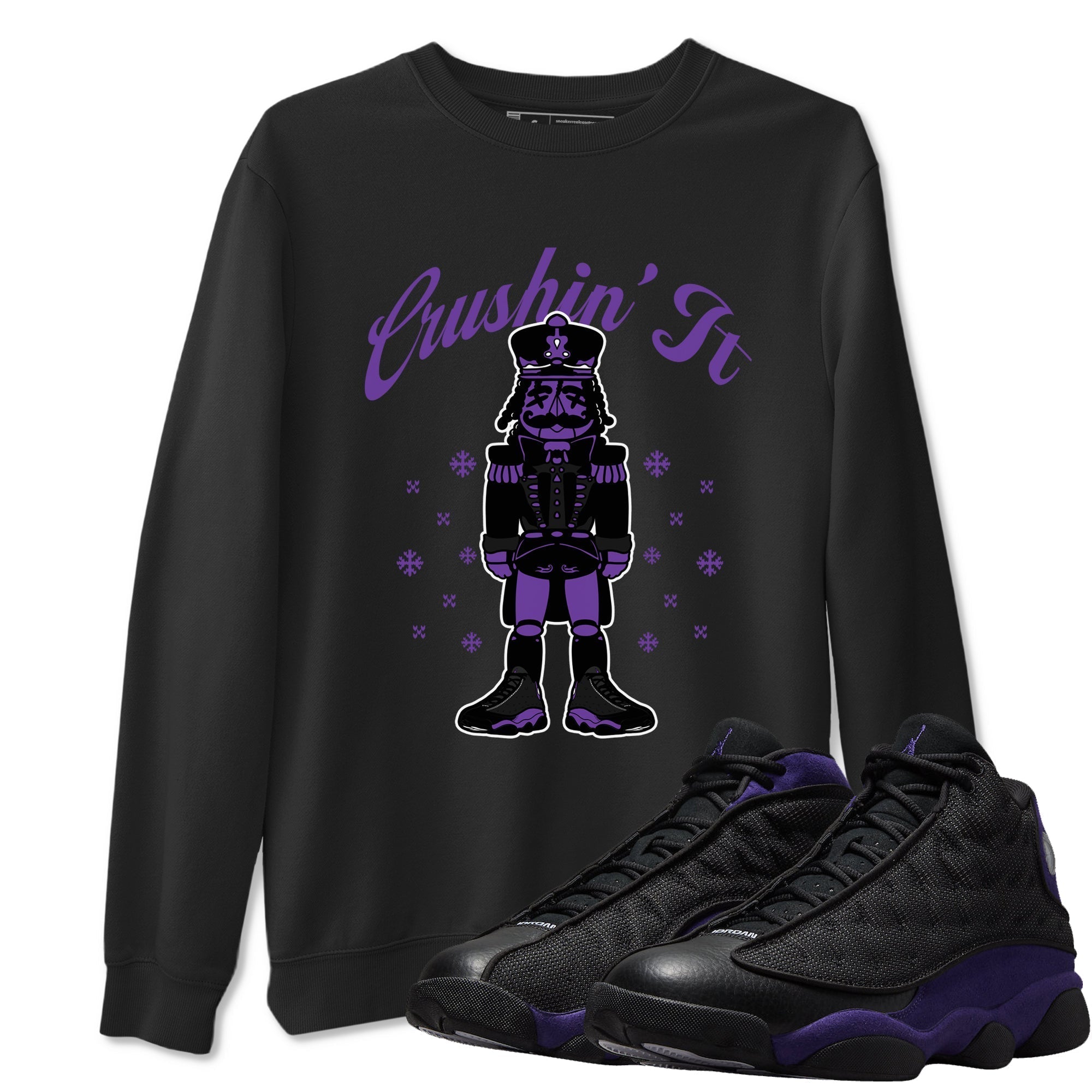Crushin' It snkmatch Tees - Air Jordan 13 Court Purple