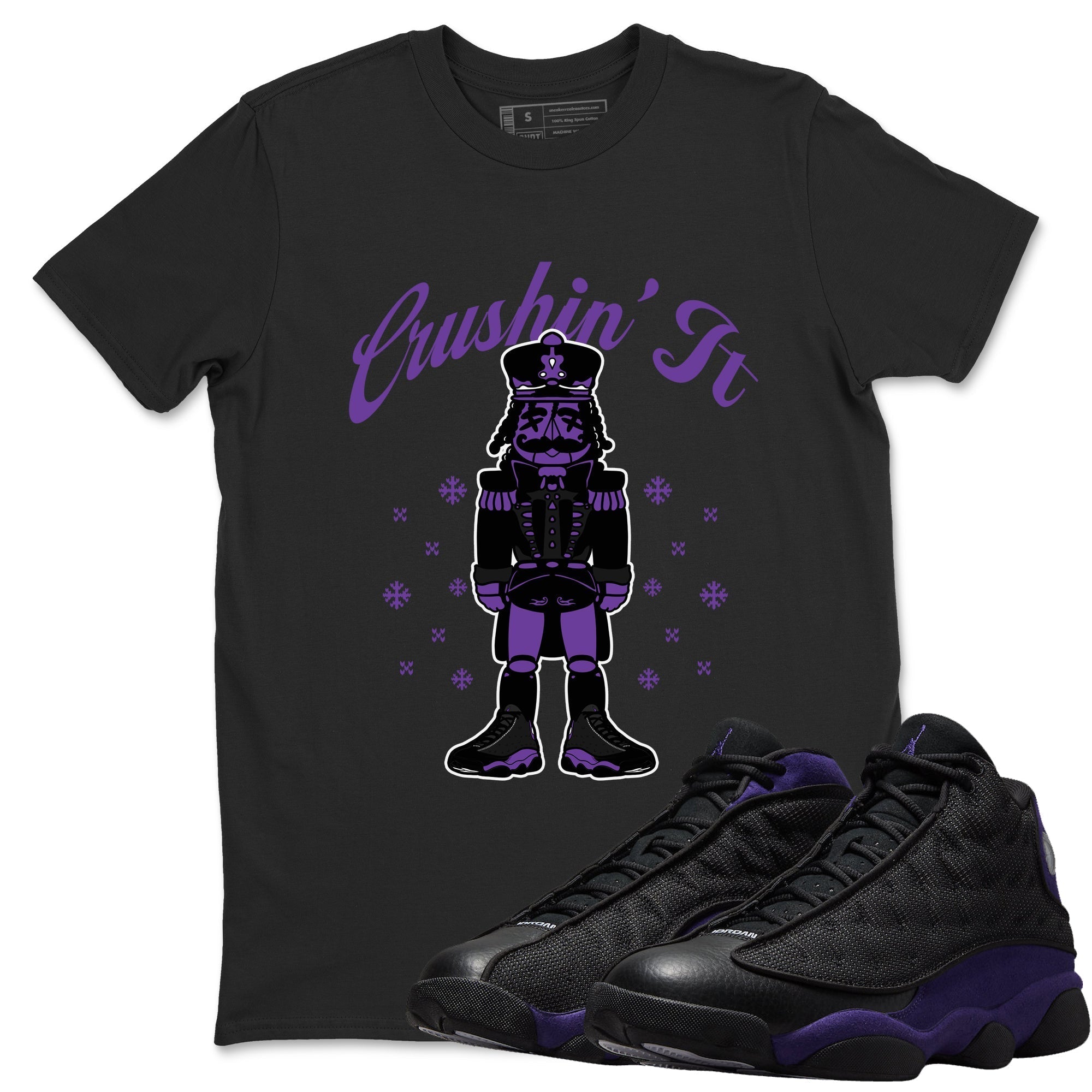 Crushin' It snkmatch Tees - Air Jordan 13 Court Purple