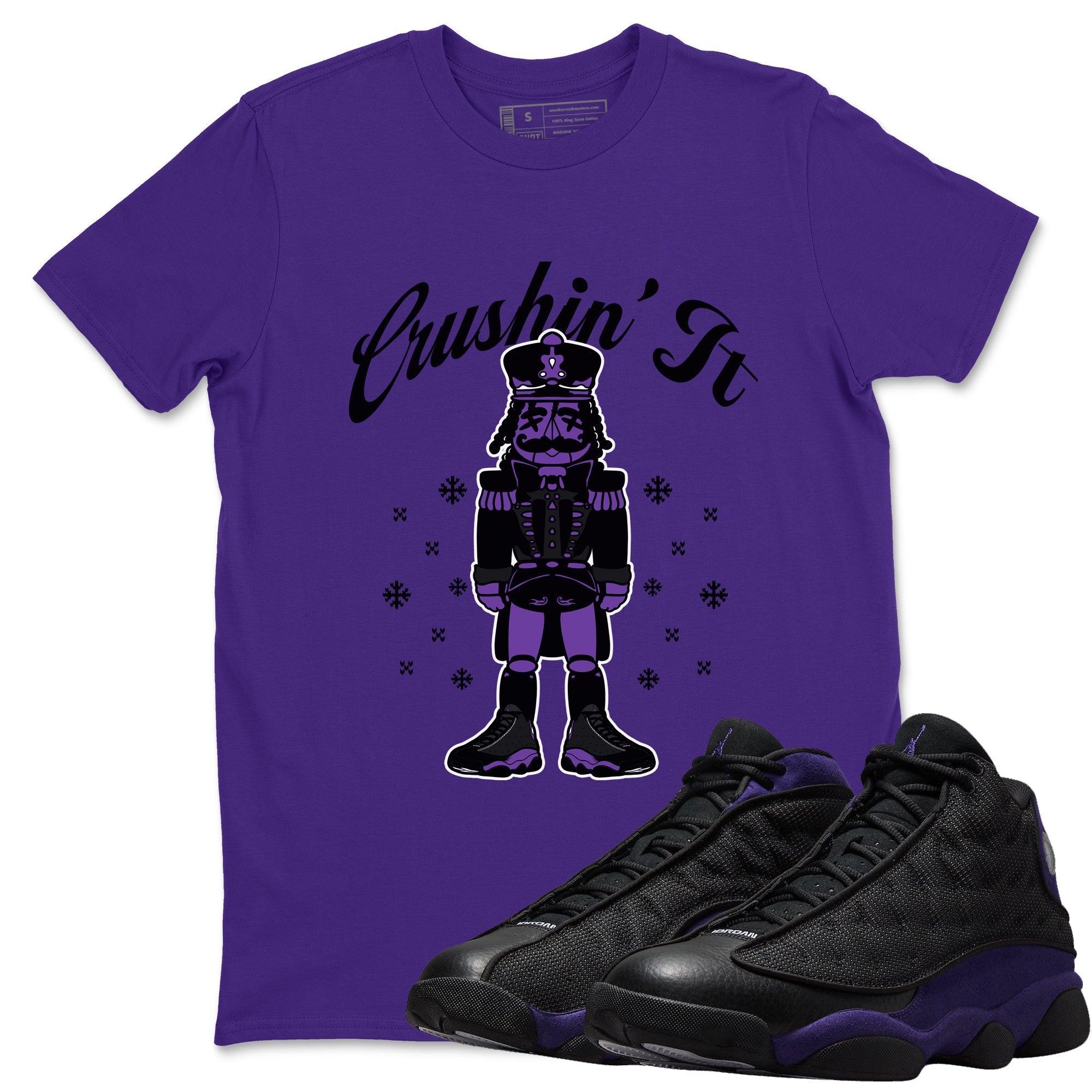Crushin' It snkmatch Tees - Air Jordan 13 Court Purple