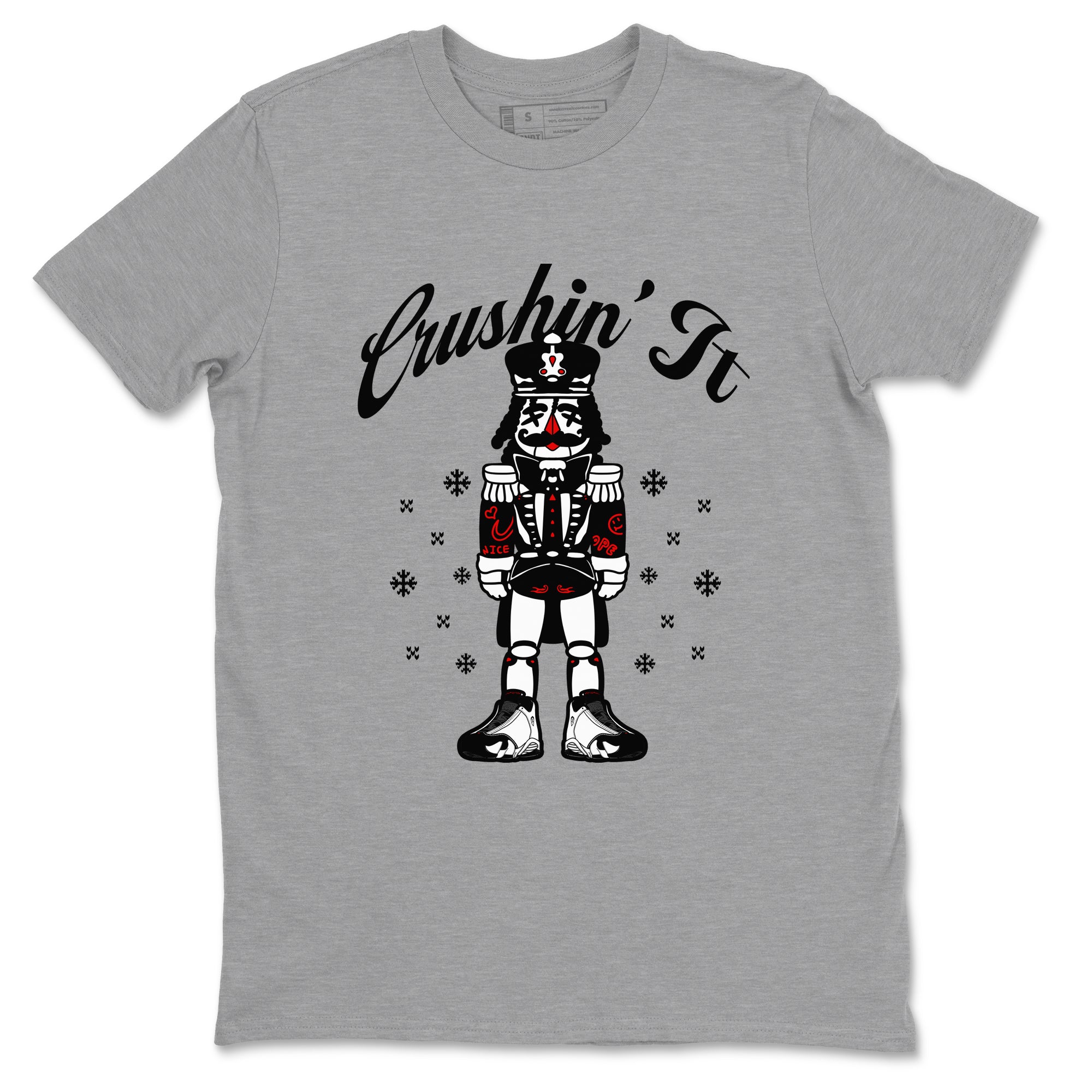 Crushin' It snkmatch Tees - Air Jordan 14 Black Toe