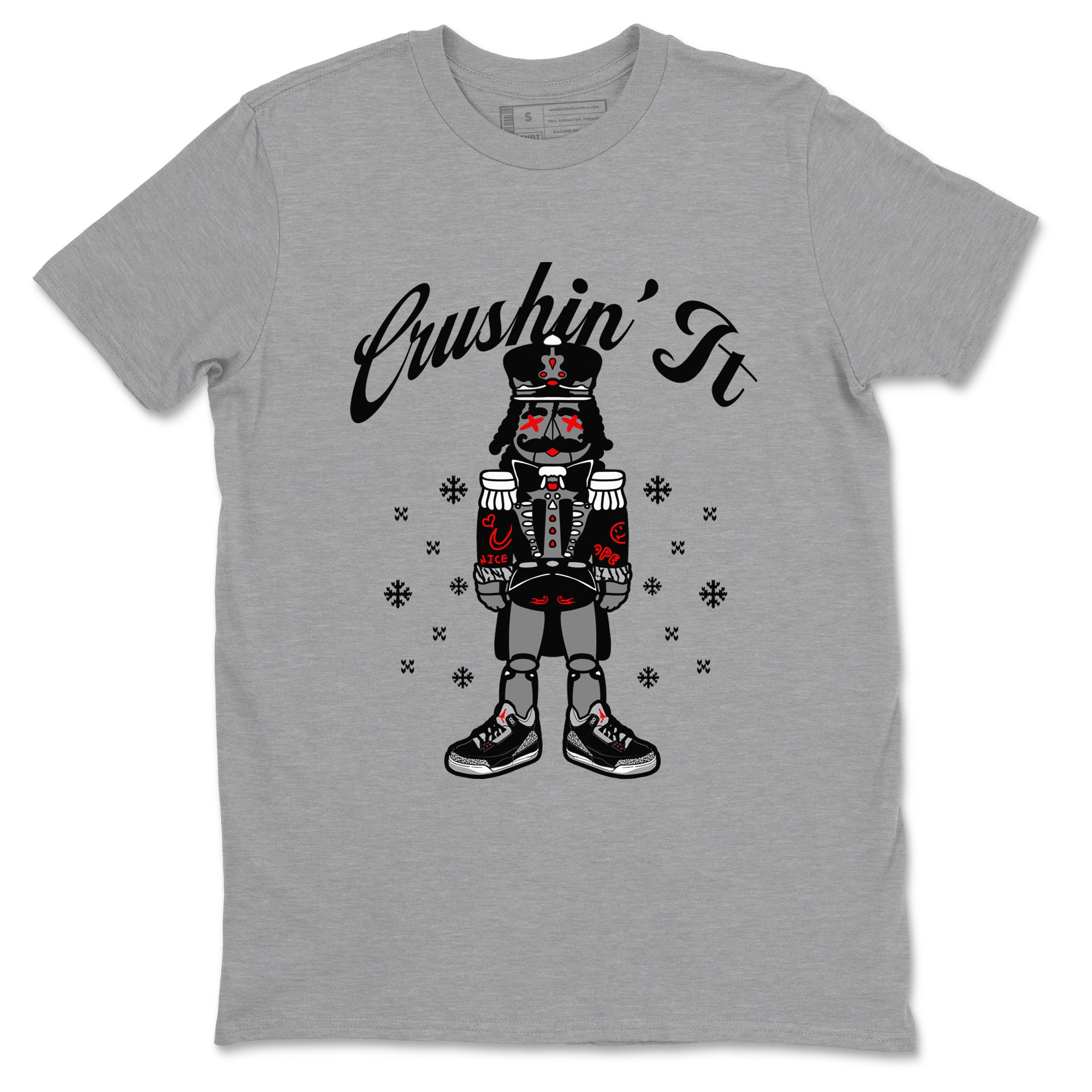 Crushin' It snkmatch Tees - Air Jordan 3 Black Cement