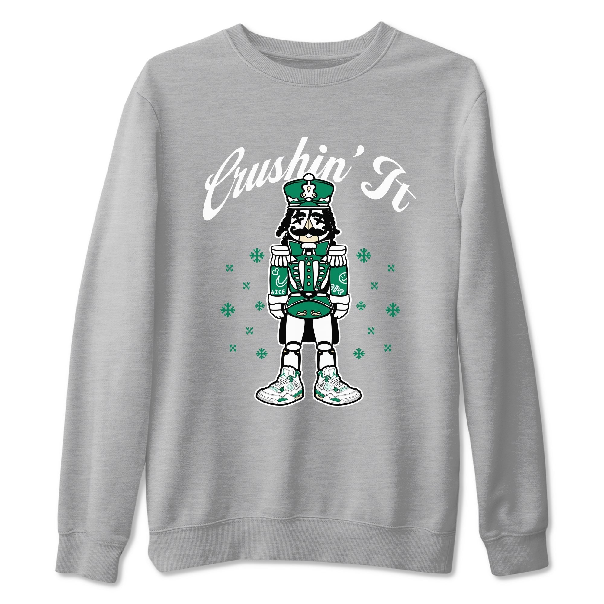 Crushin' It snkmatch Tees - Air Jordan 4 Oxidized Green