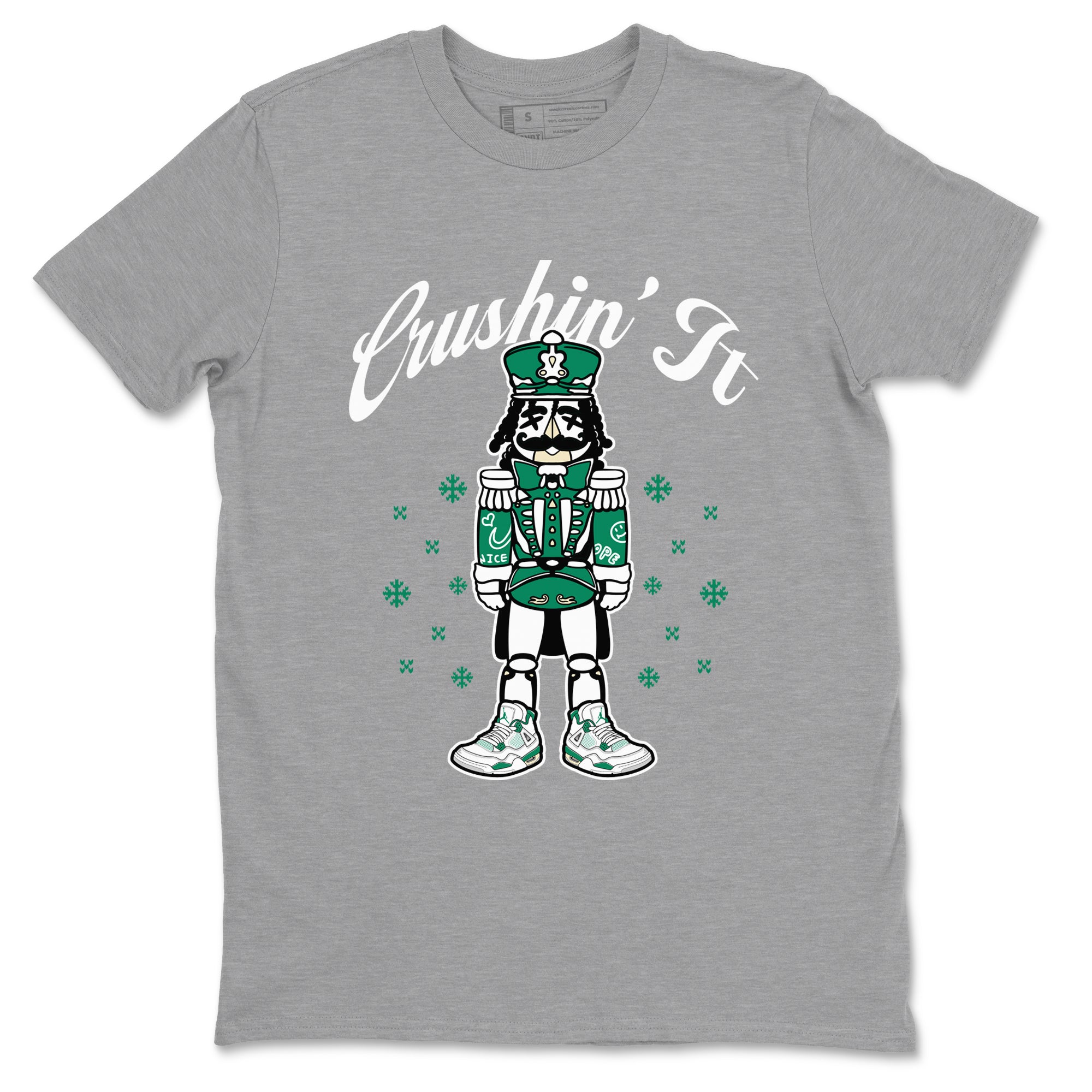 Crushin' It snkmatch Tees - Air Jordan 4 Oxidized Green