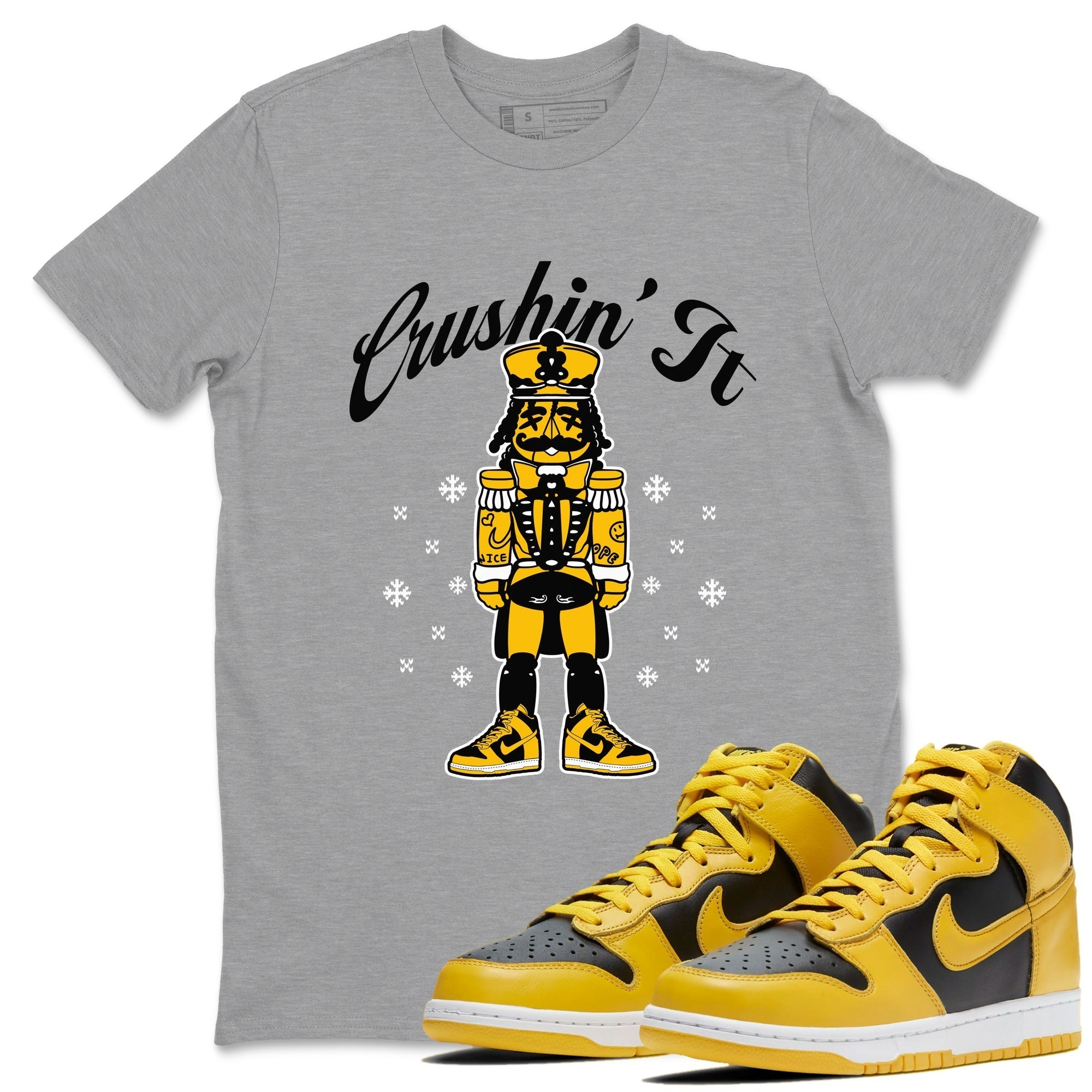 Crushin' It snkmatch Tees - Dunk High Pollen
