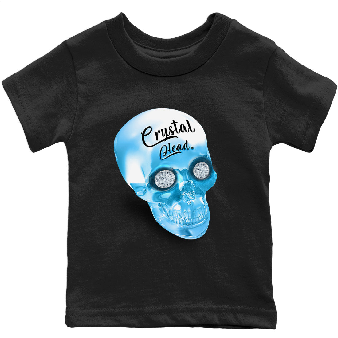 Crystal Head Kids Tops - Air Jordan 1 Powder Blue