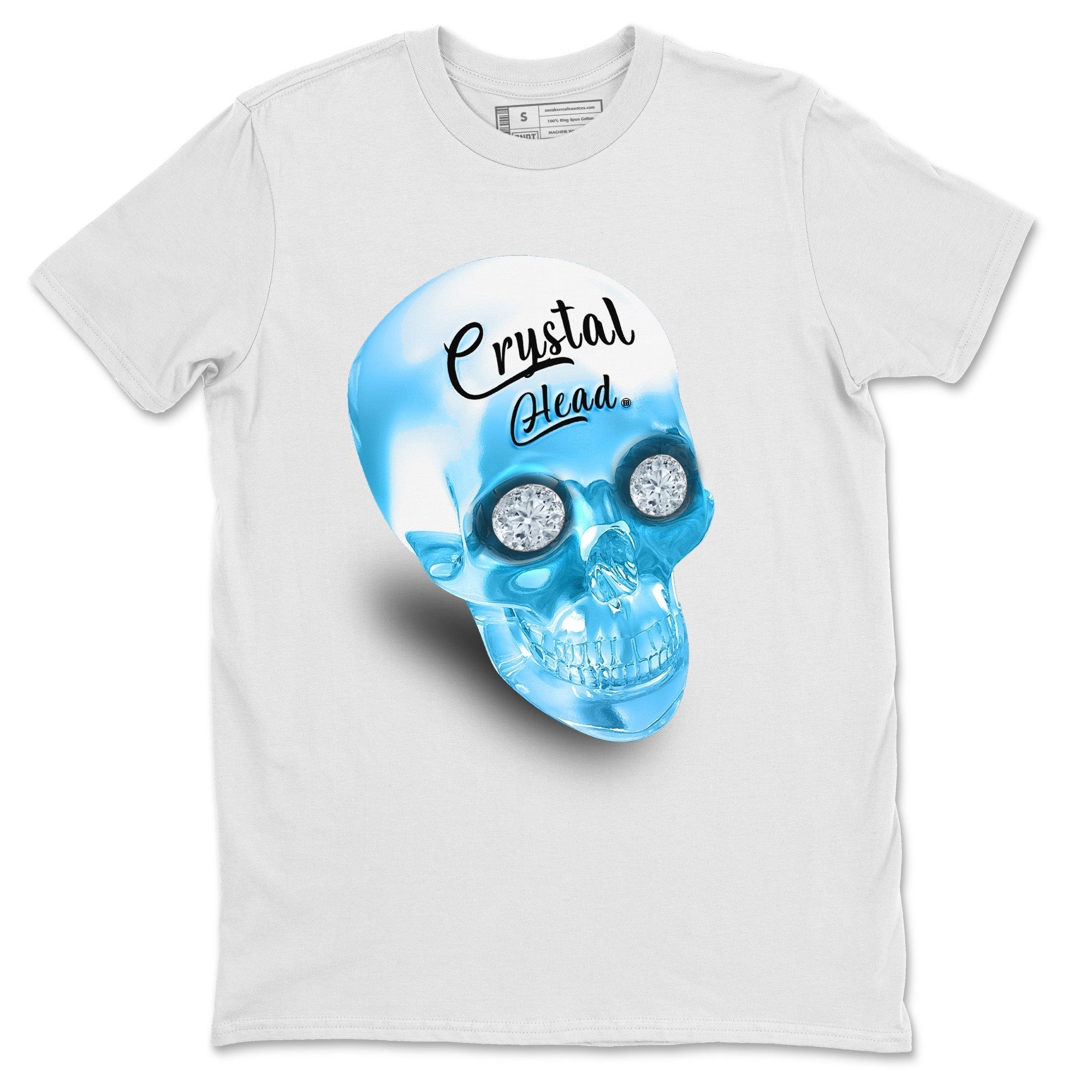 Crystal Head Unisex Tops - Air Jordan 1 Powder Blue
