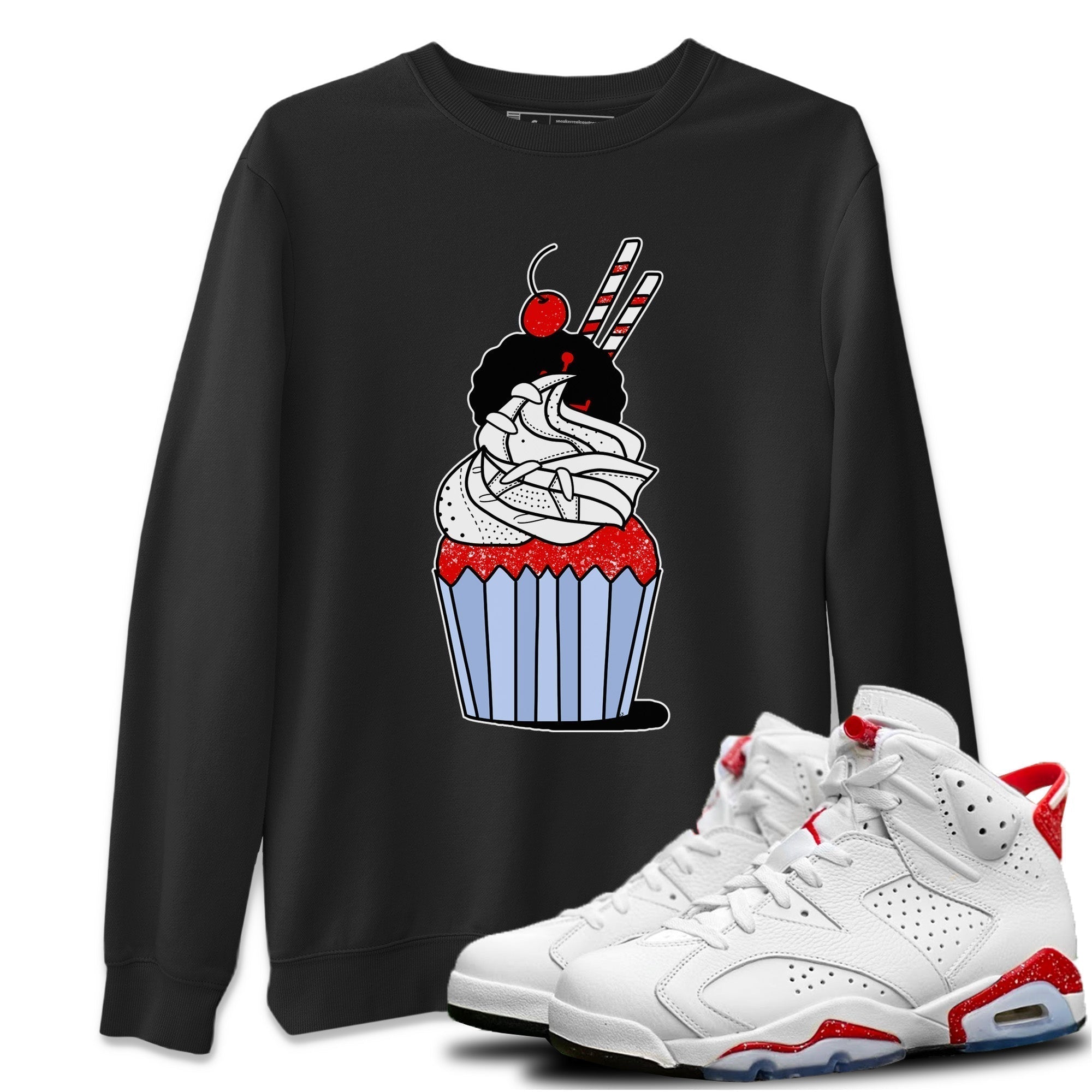 Cup Cake Unisex Tops - Air Jordan 6 Red Velvet Cookies