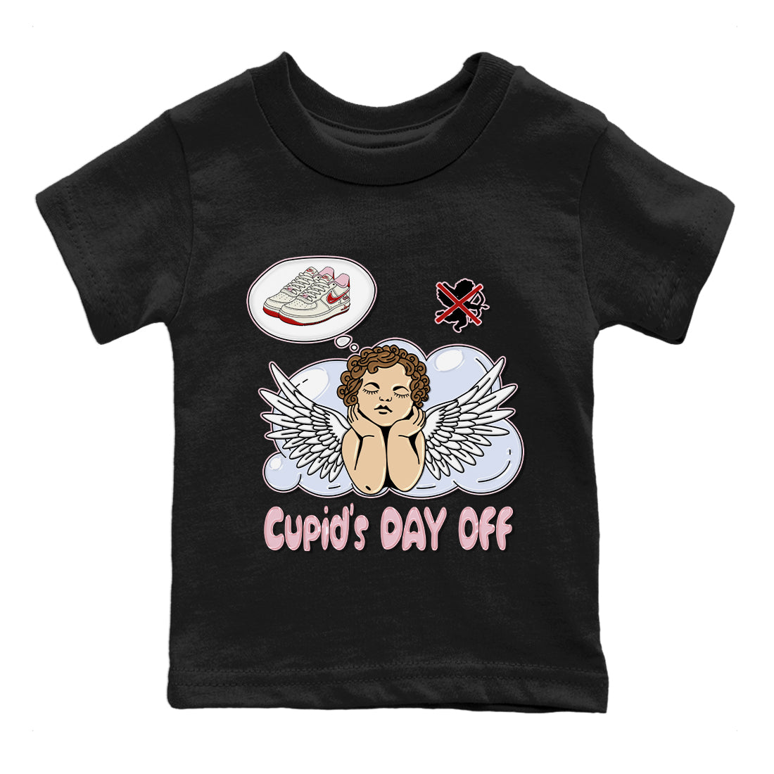 Cupids Day Off Kids Tops - Air Force 1 Valentines Day