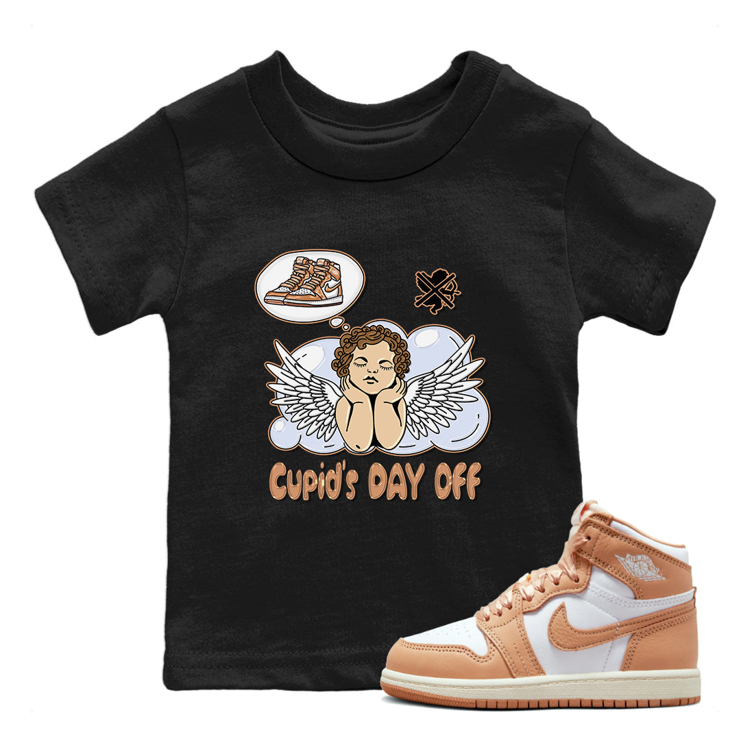 Cupids Day Off snkmatch Tee Kids - Air Jordan 1 Praline