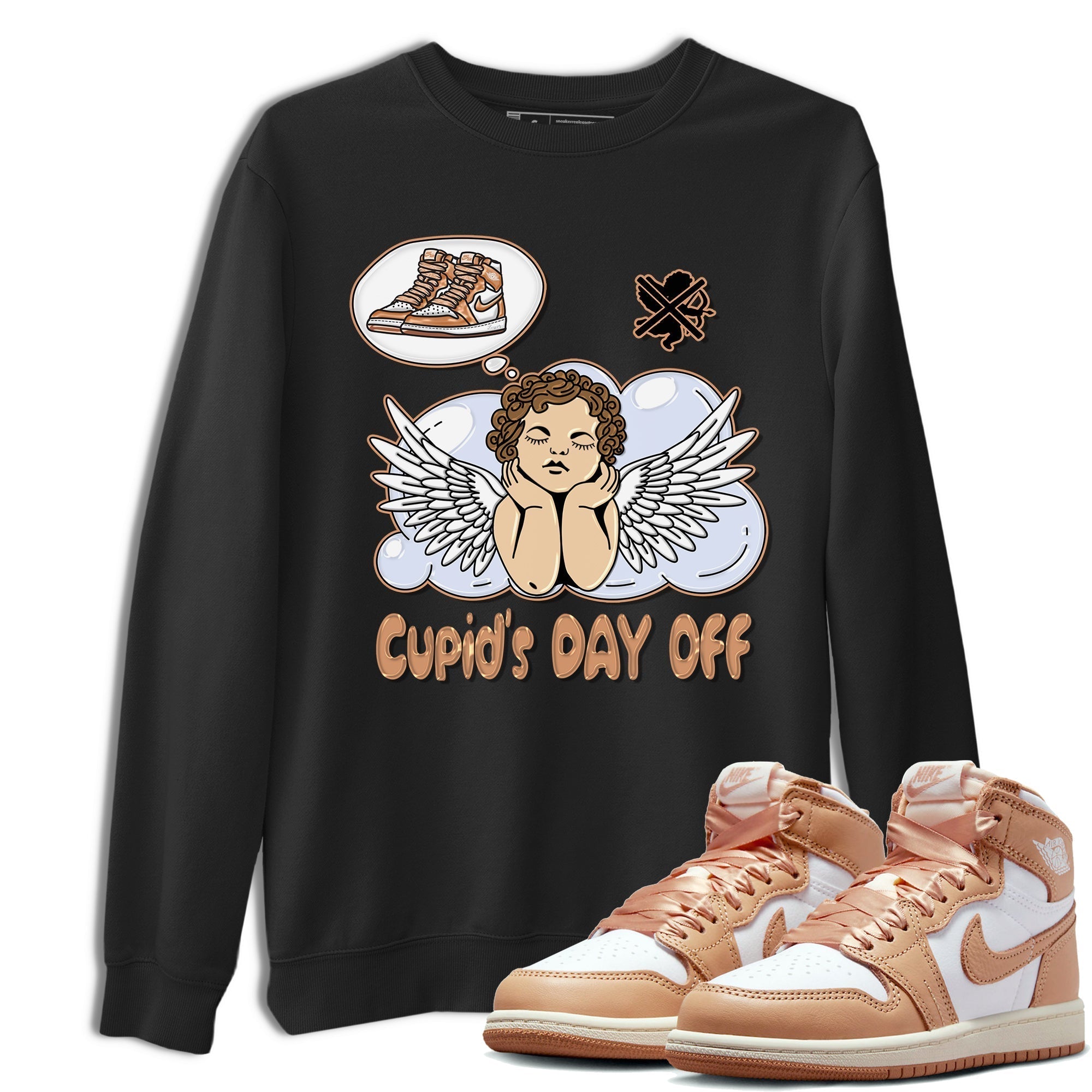 Cupids Day Off snkmatch Tee - Air Jordan 1 Praline