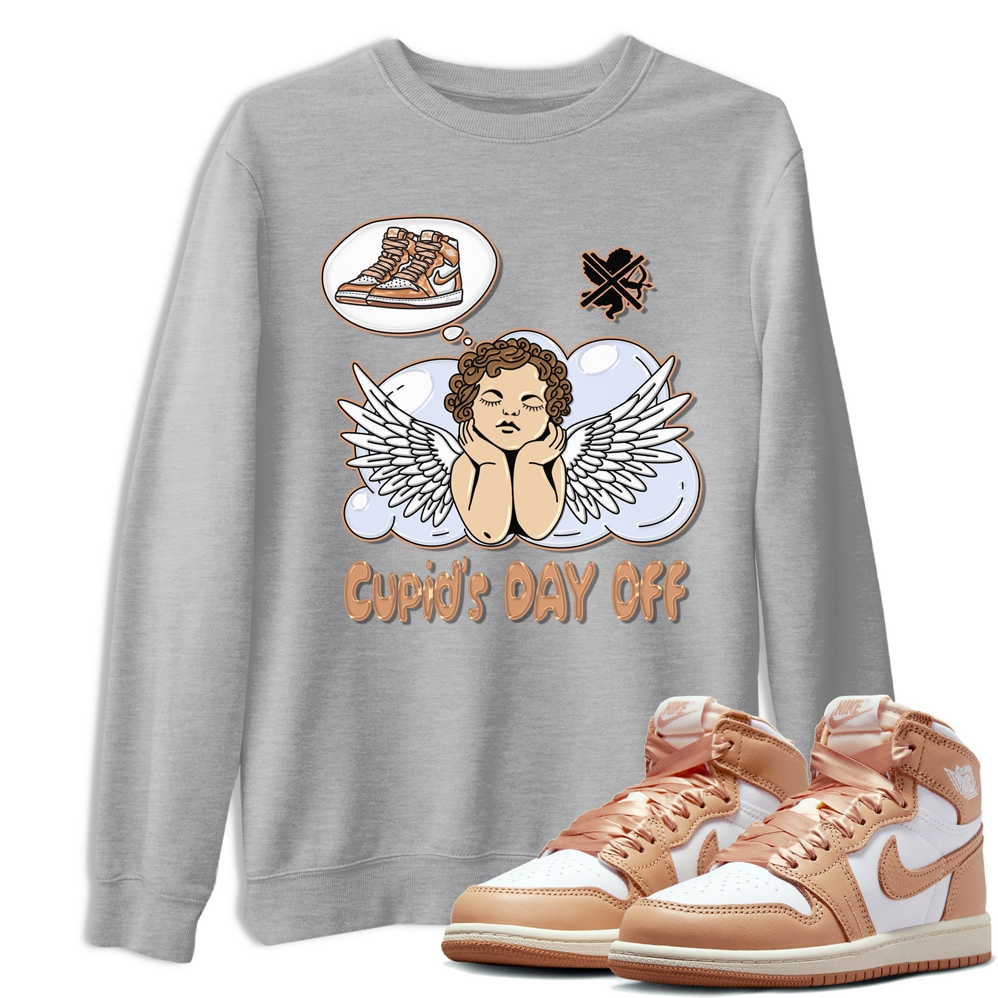 Cupids Day Off snkmatch Tee - Air Jordan 1 Praline