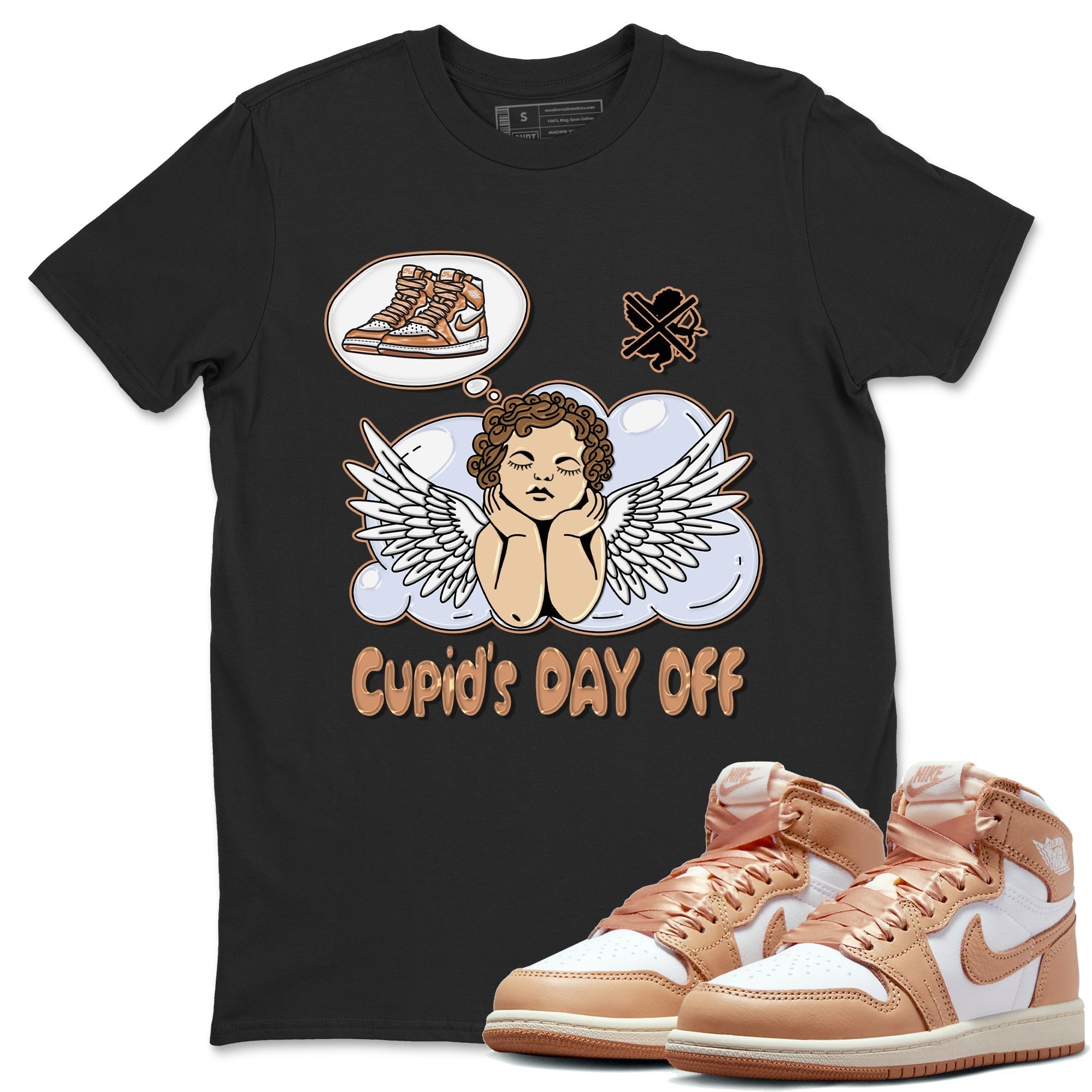 Cupids Day Off snkmatch Tee - Air Jordan 1 Praline