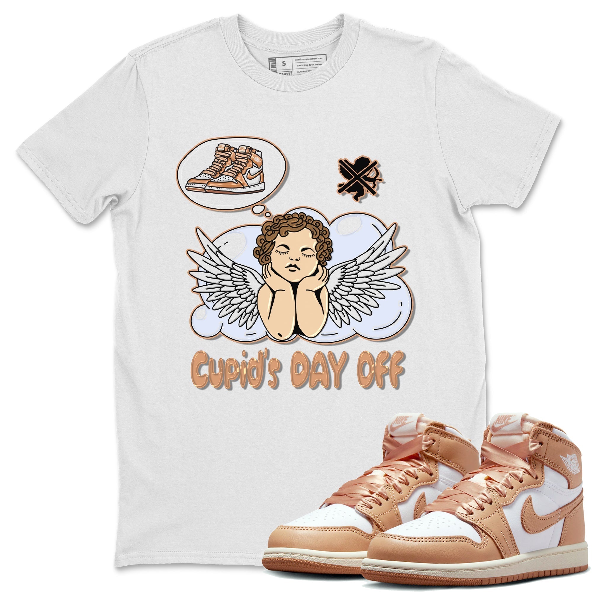 Cupids Day Off snkmatch Tee - Air Jordan 1 Praline