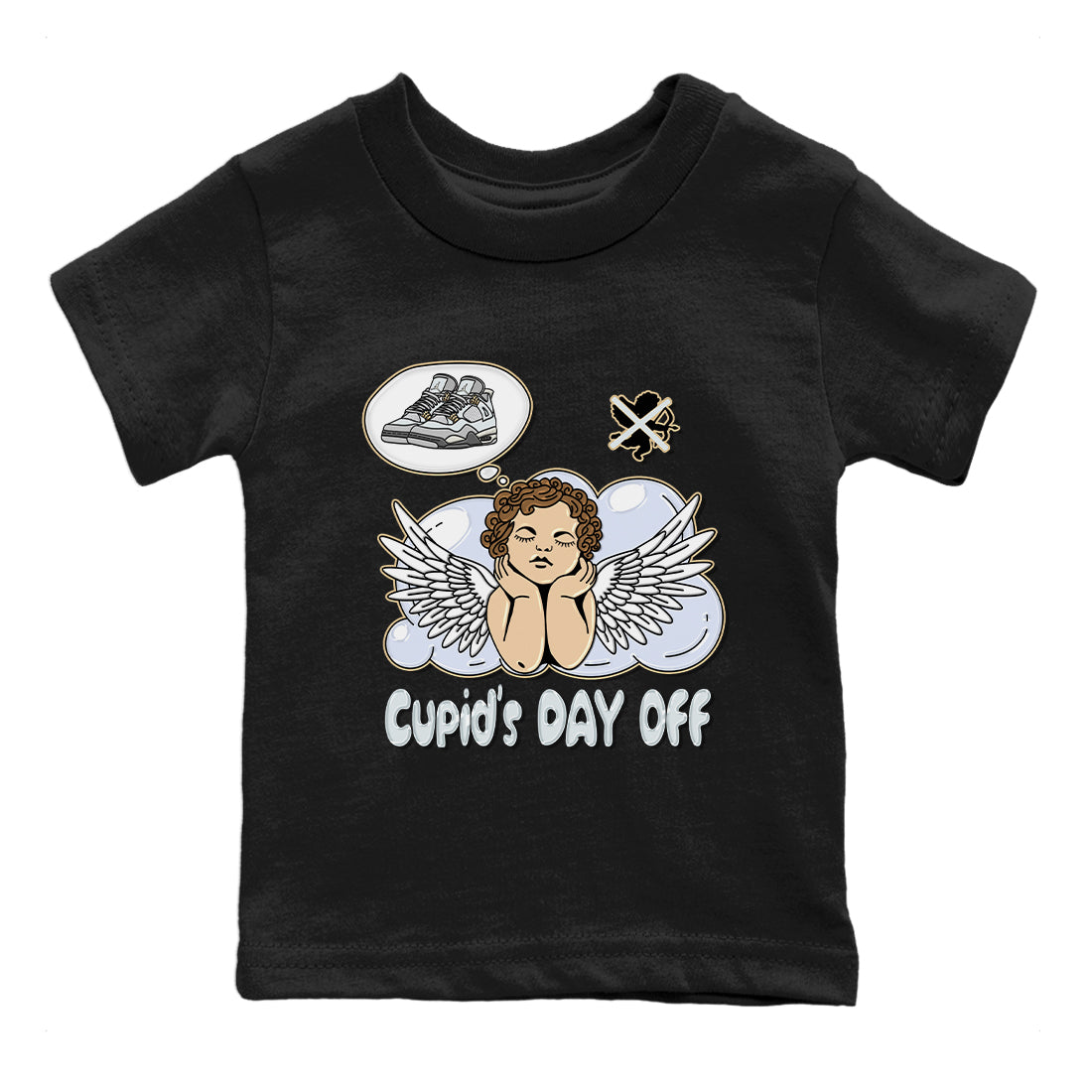 Cupids Day Off Kids Tops - Air Jordan 4 Craft