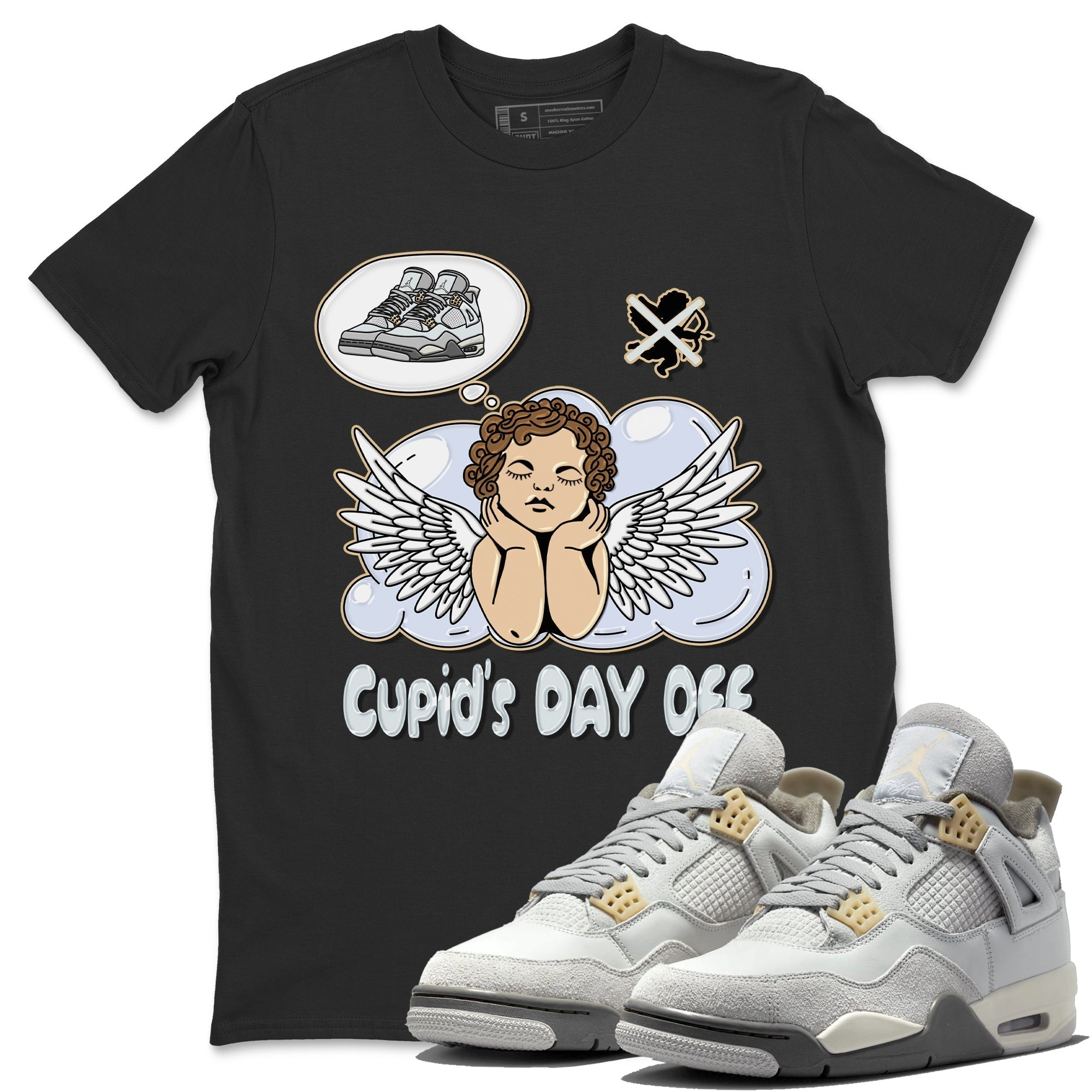 Cupids Day Off Unisex Tops - Air Jordan 4 Craft