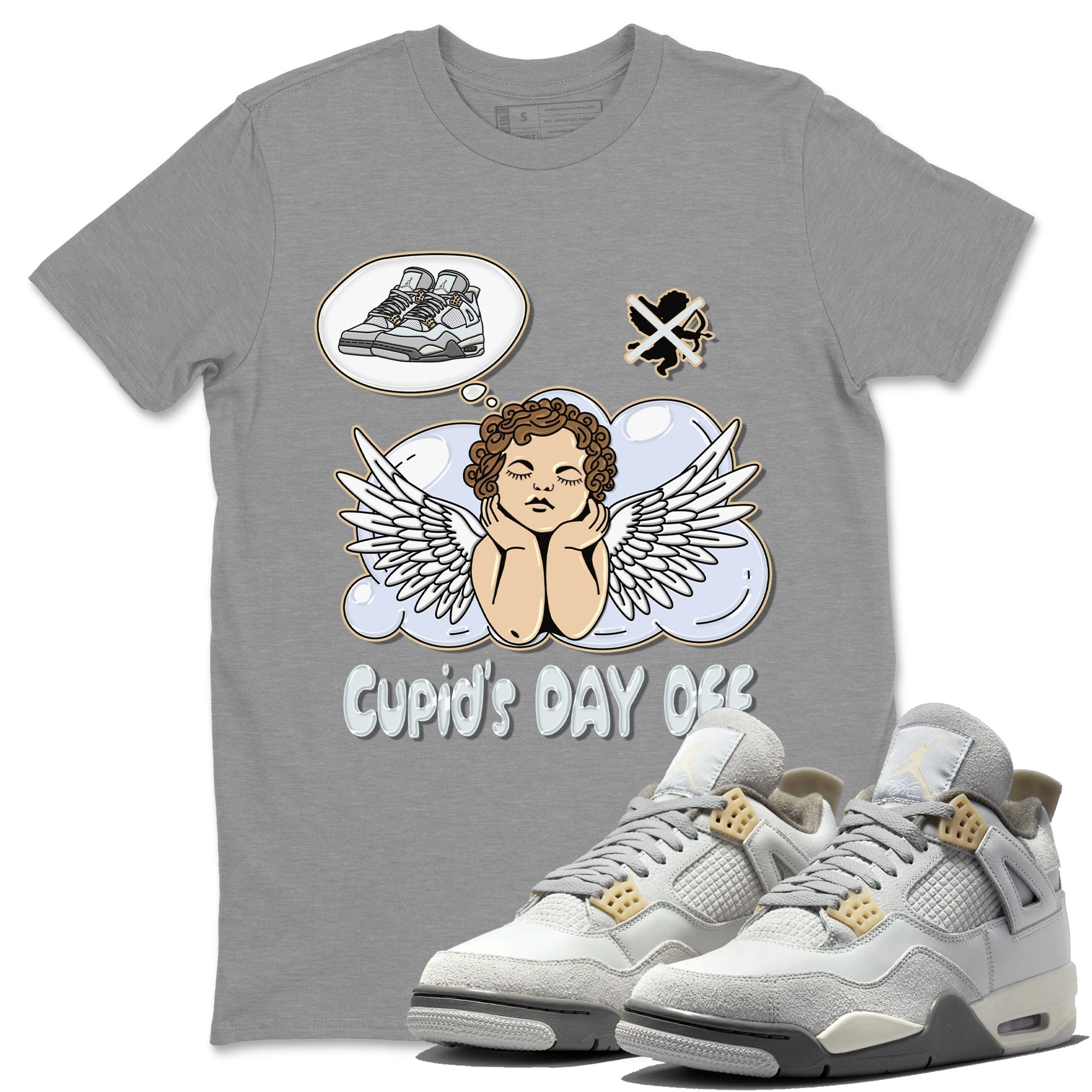 Cupids Day Off Unisex Tops - Air Jordan 4 Craft