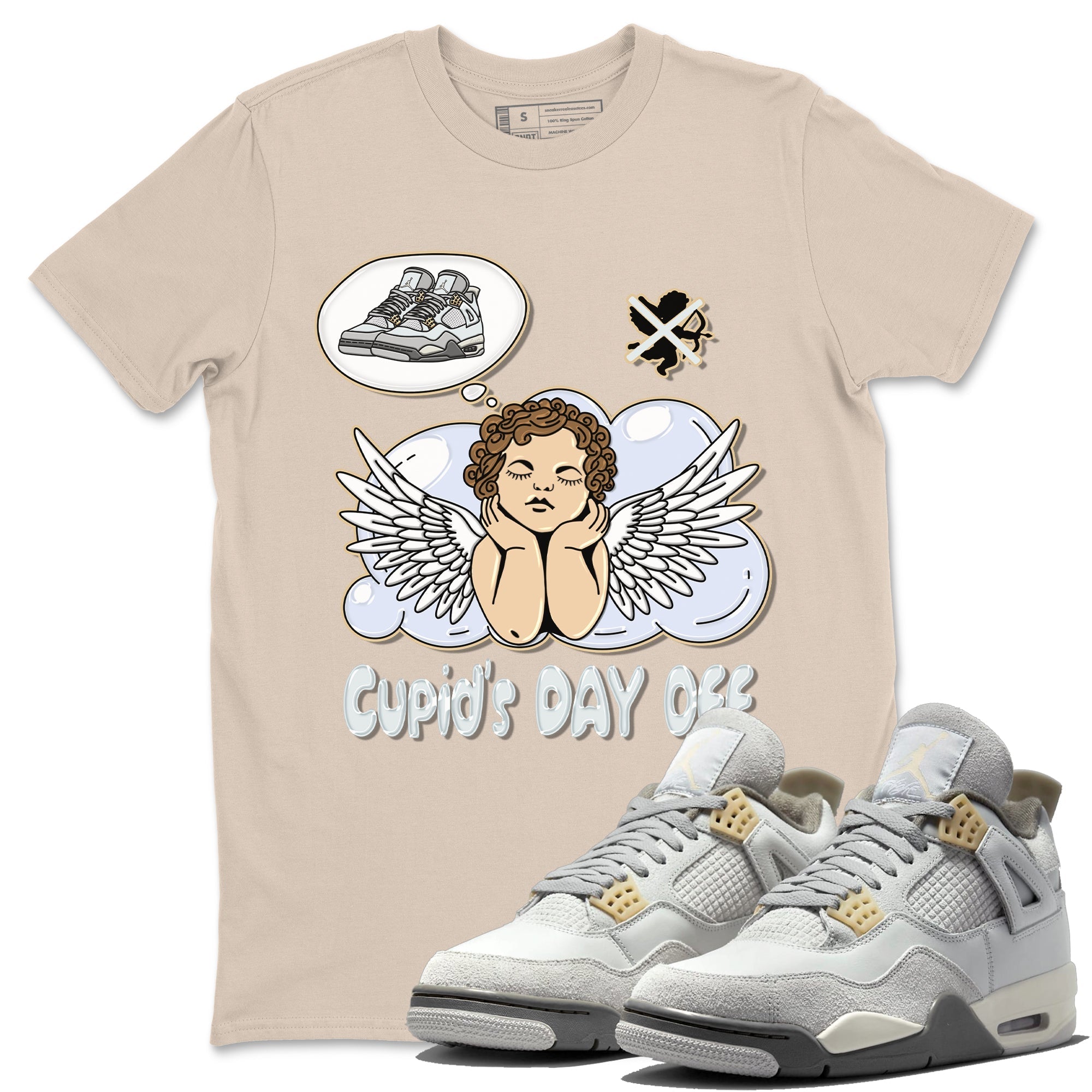Cupids Day Off Unisex Tops - Air Jordan 4 Craft