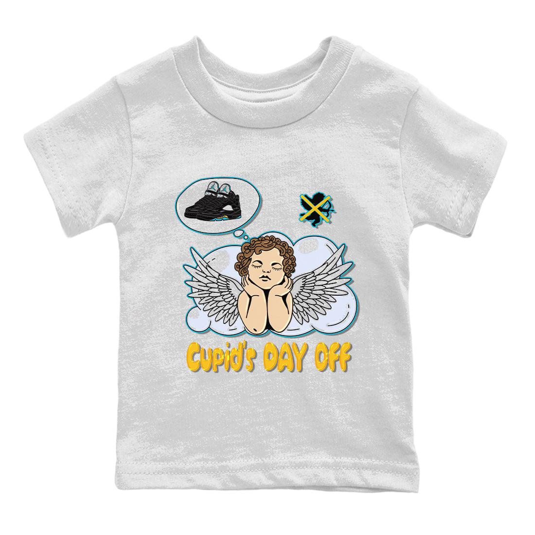 Cupids Day Off Kids Tops - Air Jordan 5 Aqua