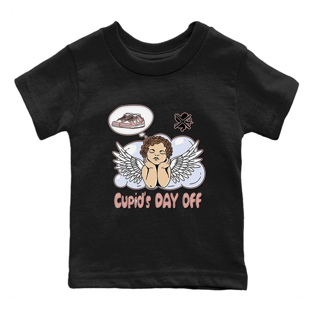 Cupids Day Off snkmatch Tee Kids - Dunk Rose Whisper
