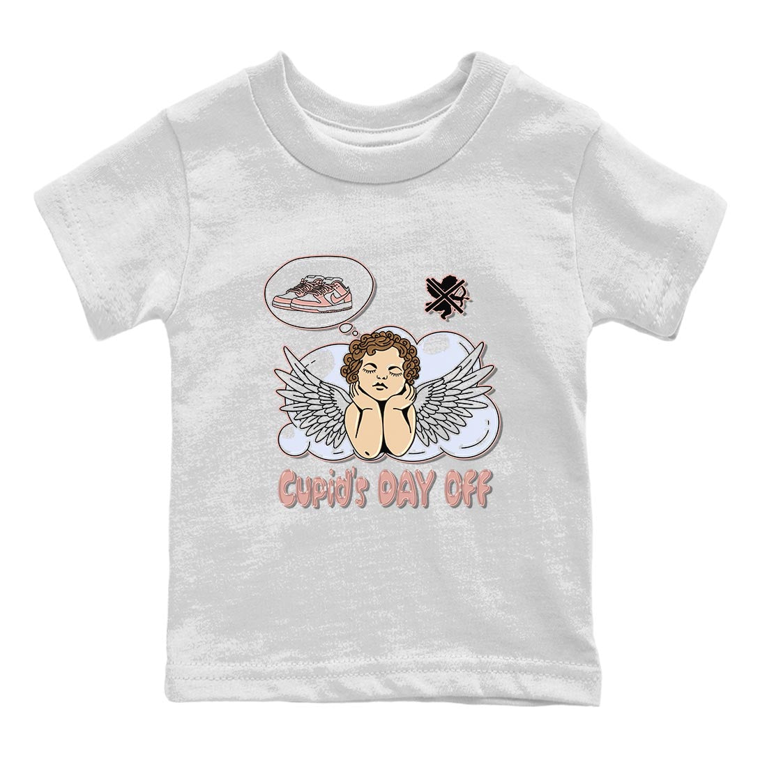 Cupids Day Off snkmatch Tee Kids - Dunk Rose Whisper