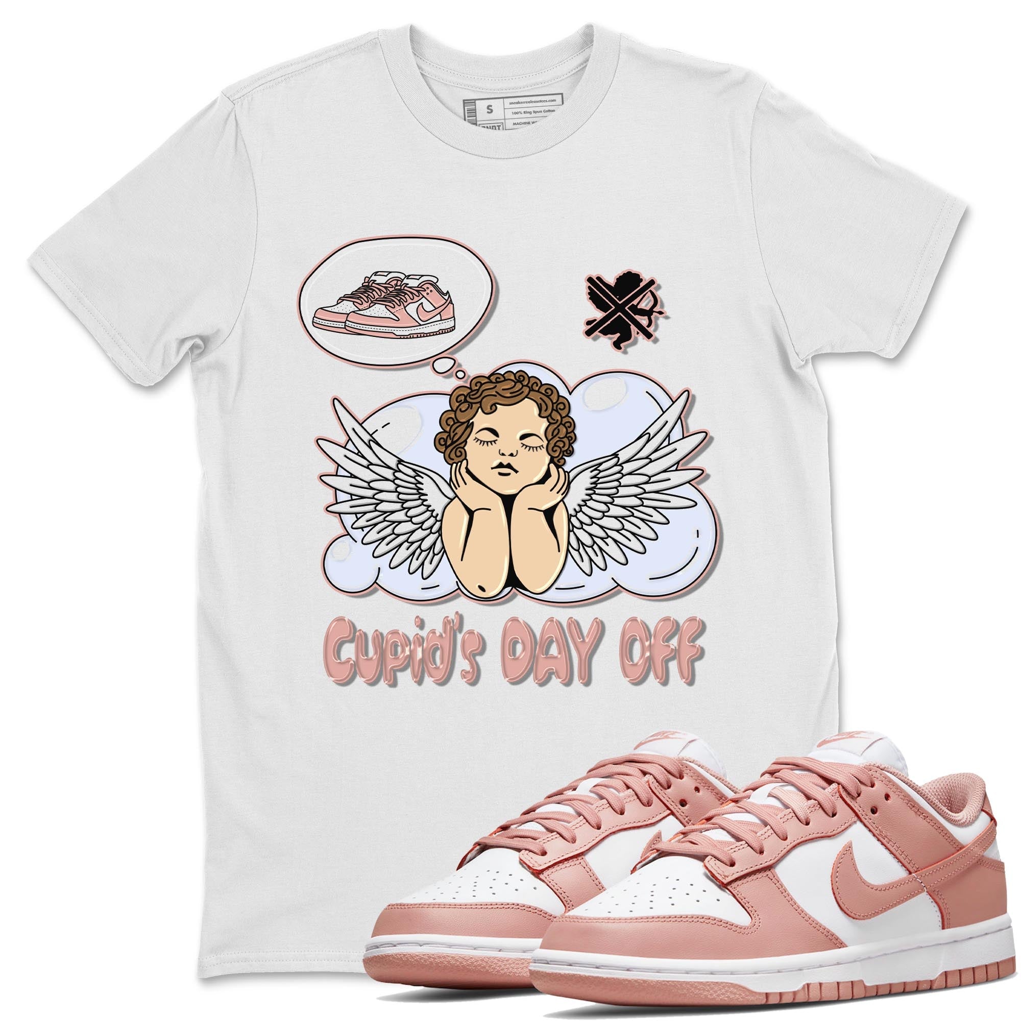 Cupids Day Off snkmatch Tee - Dunk Rose Whisper