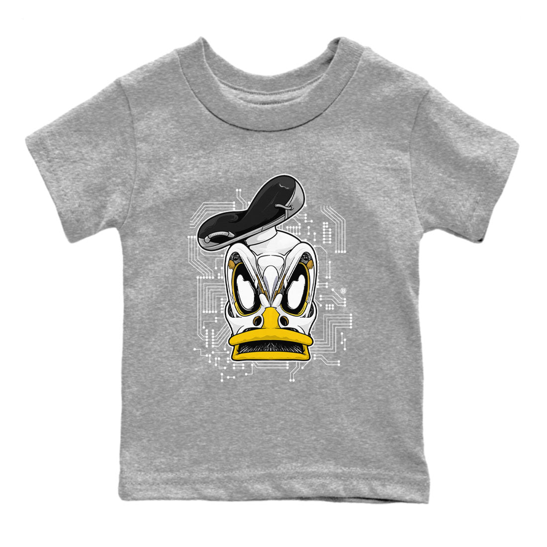 Cyber Duck snkmatch Tees Kids - Air Jordan 1 Yellow Ochre