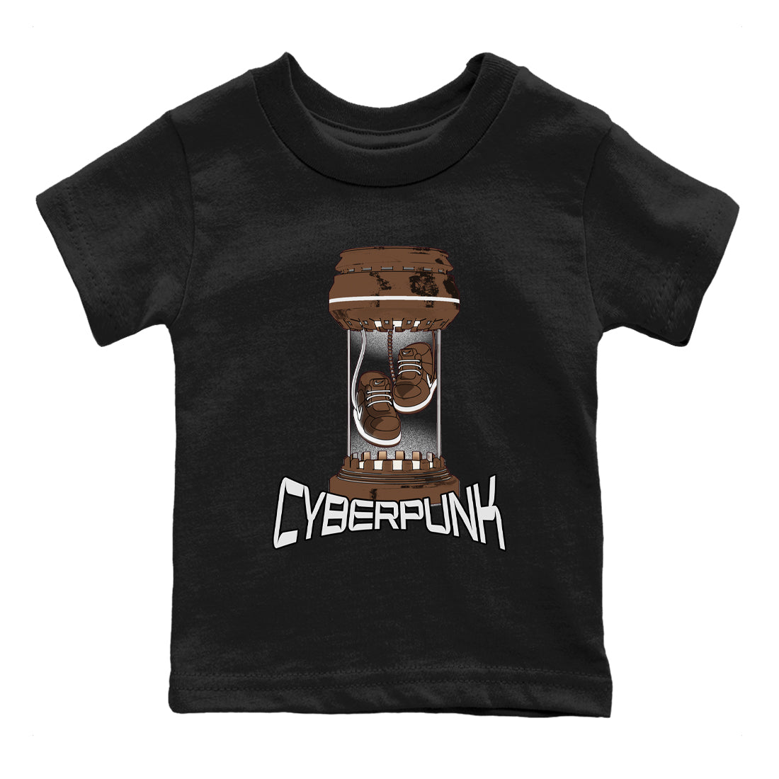 Cyberpunk snkmatch Tee Kids - Air Force 1 Chocolate