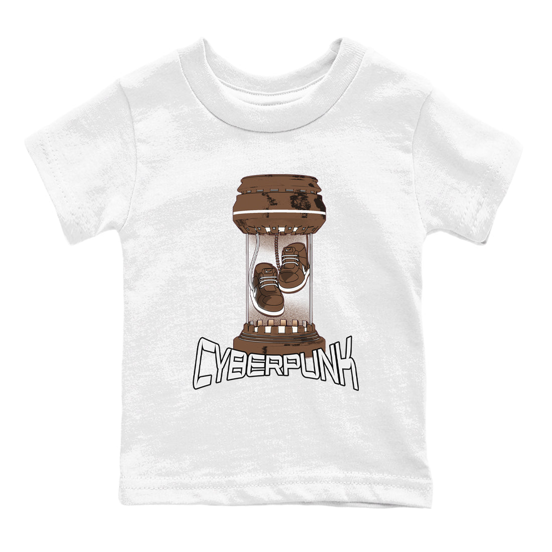 Cyberpunk snkmatch Tee Kids - Air Force 1 Chocolate