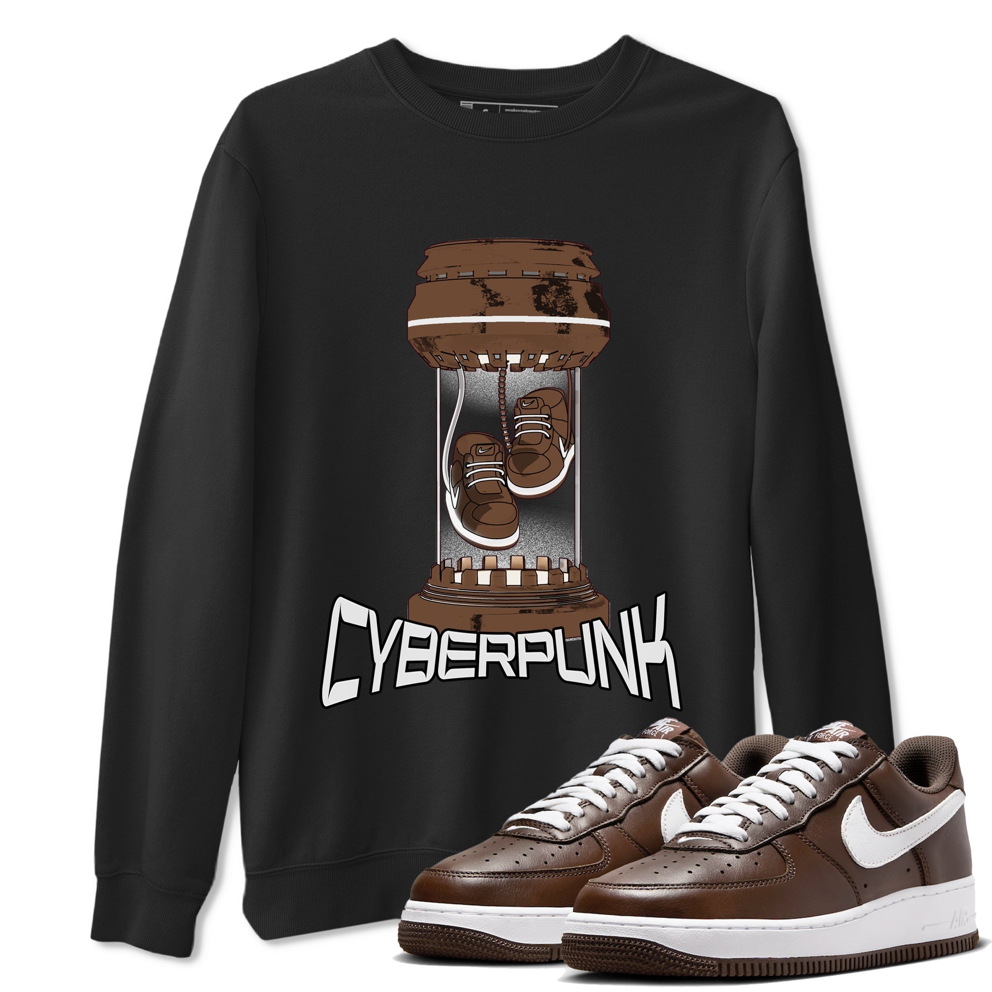 Cyberpunk snkmatch Tee - Air Force 1 Chocolate