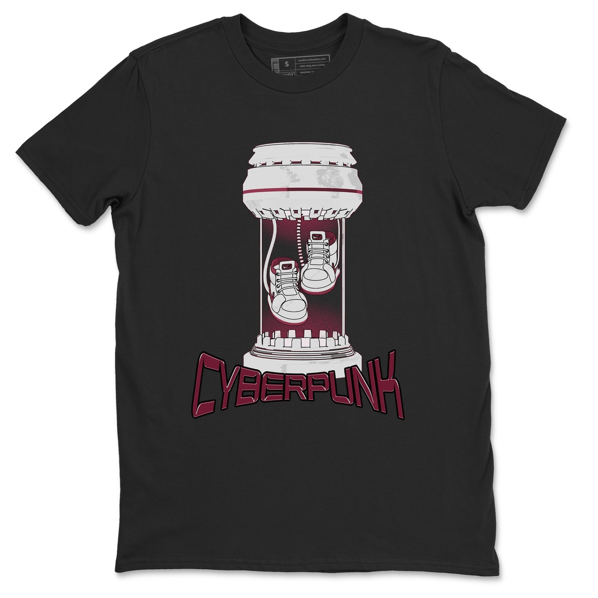 Cyberpunk snkmatch Tee - Air Jordan 1 Metallic Burgundy