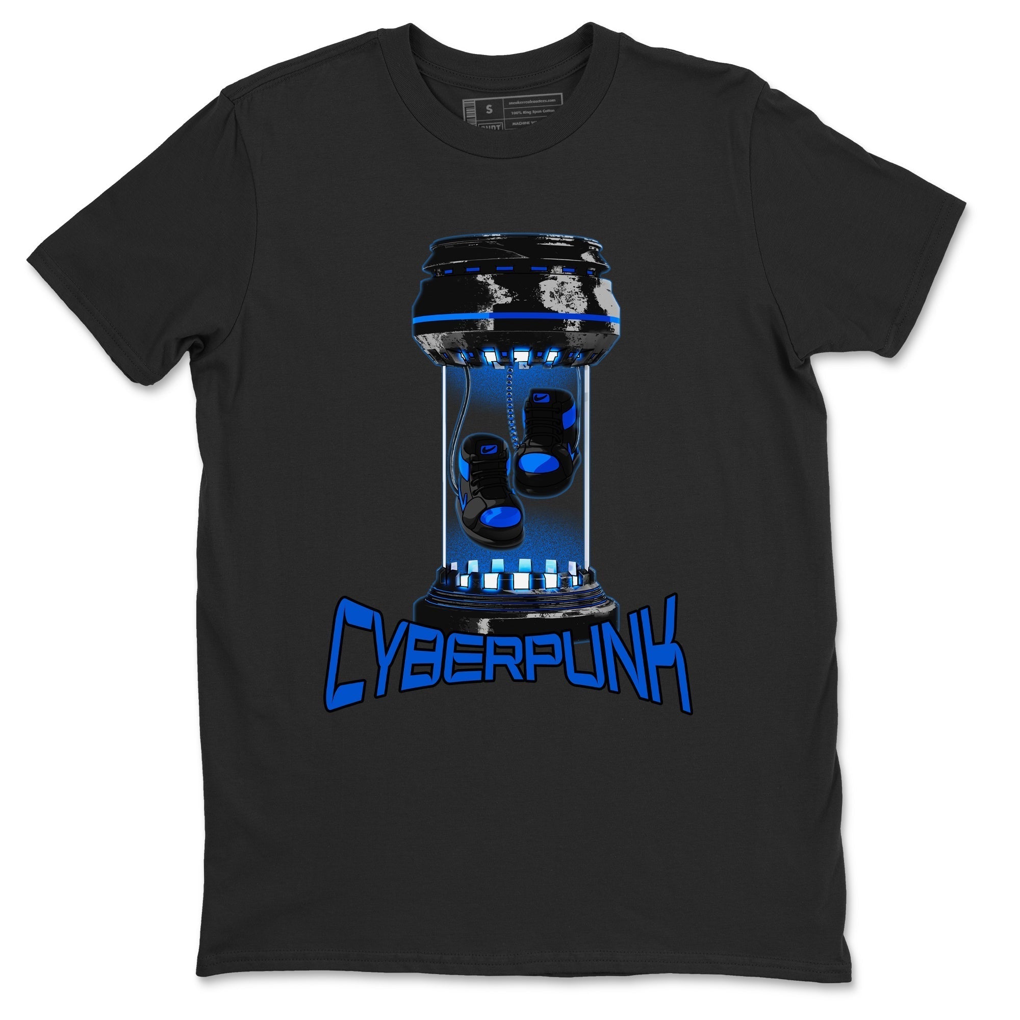 Cyberpunk snkmatch Tee - Air Jordan 1 Royal Reimagined