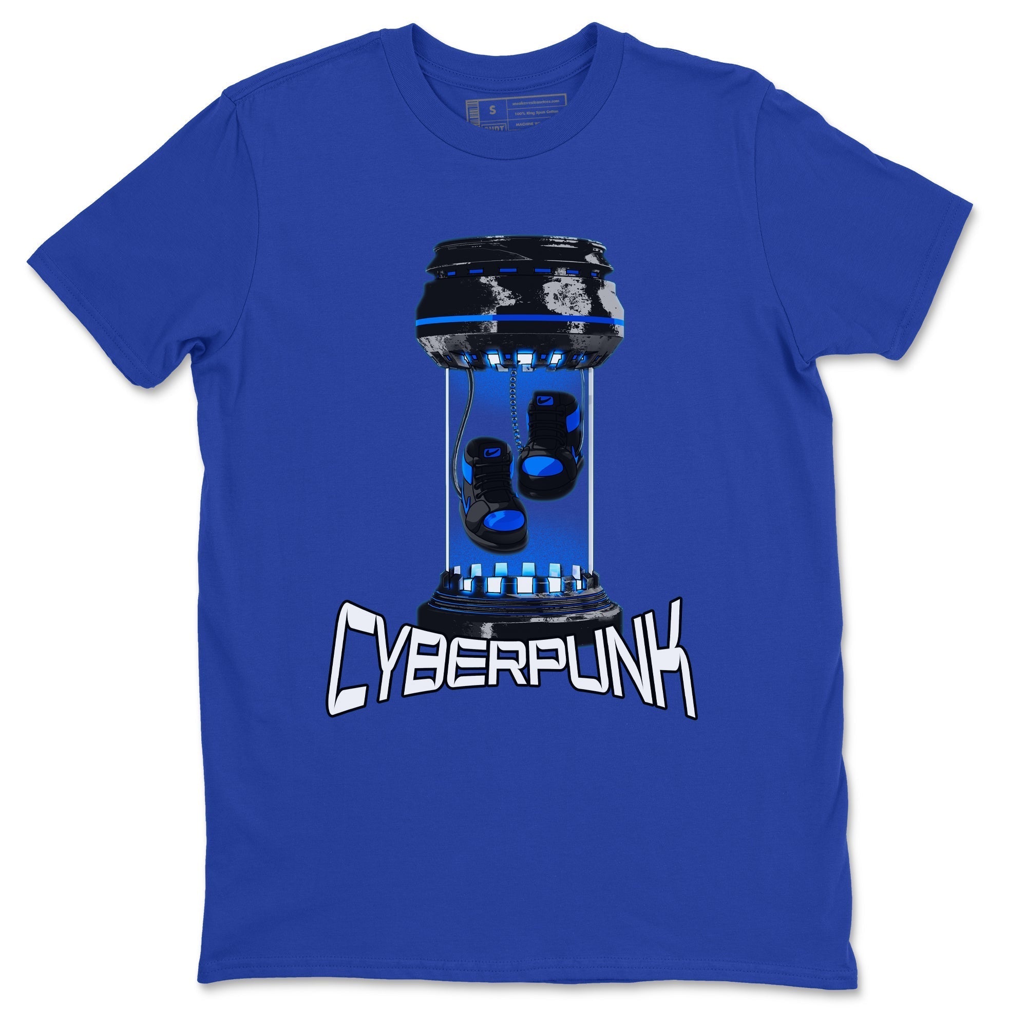 Cyberpunk snkmatch Tee - Air Jordan 1 Royal Reimagined