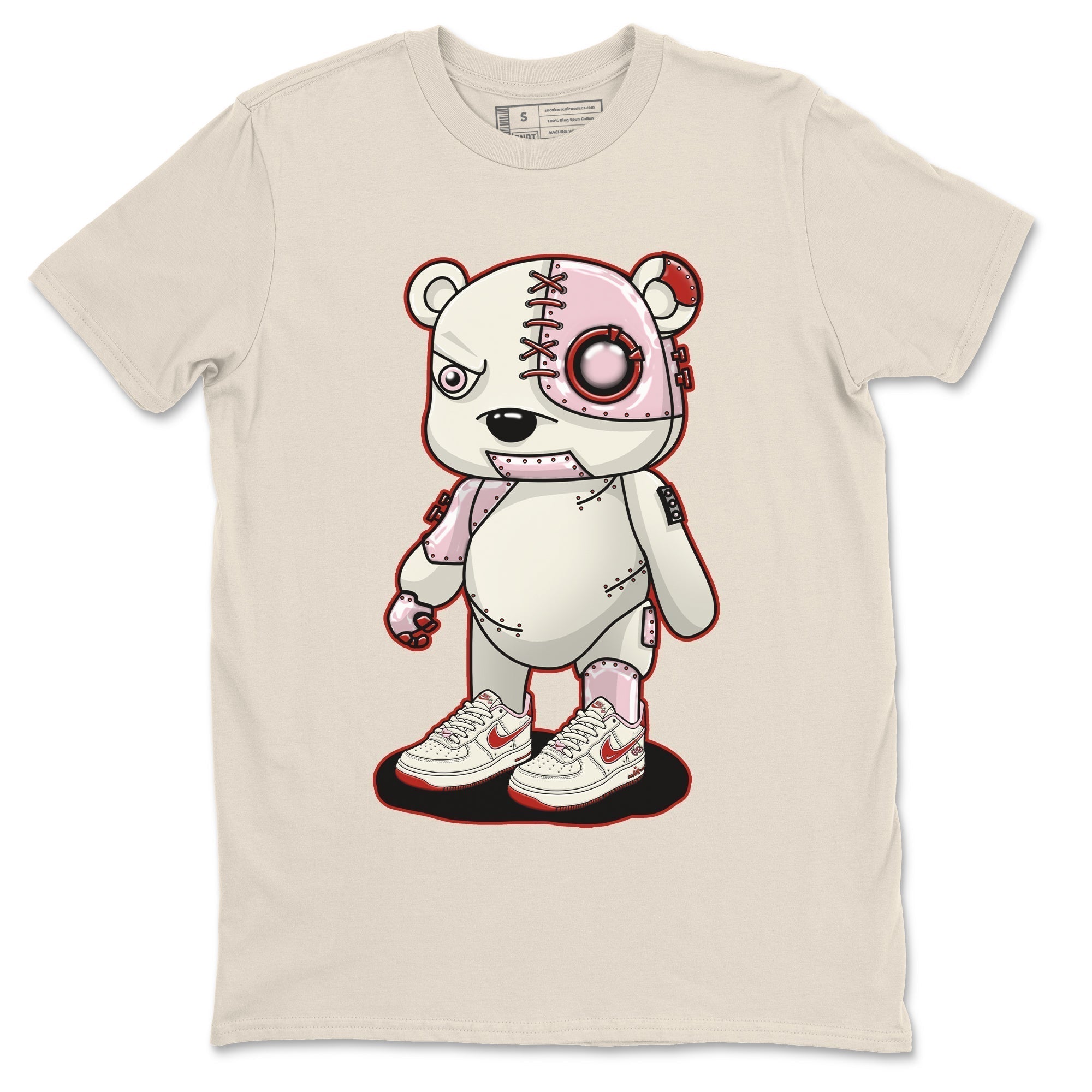 Cyborg Bear Unisex Tops - Air Force 1 Valentines Day