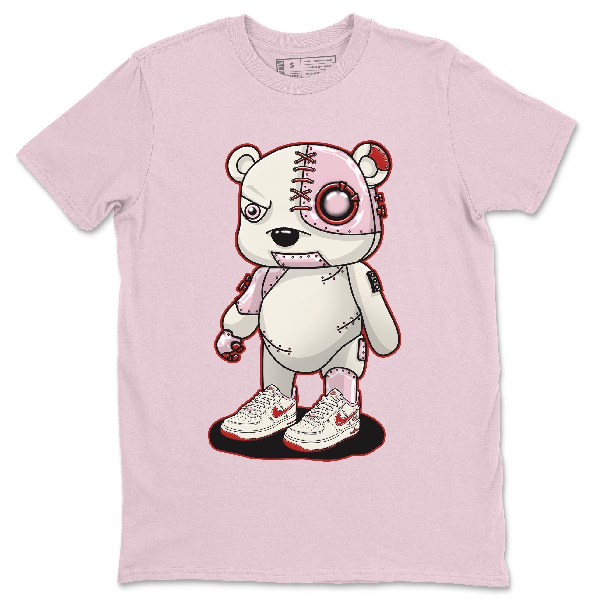 Cyborg Bear Unisex Tops - Air Force 1 Valentines Day