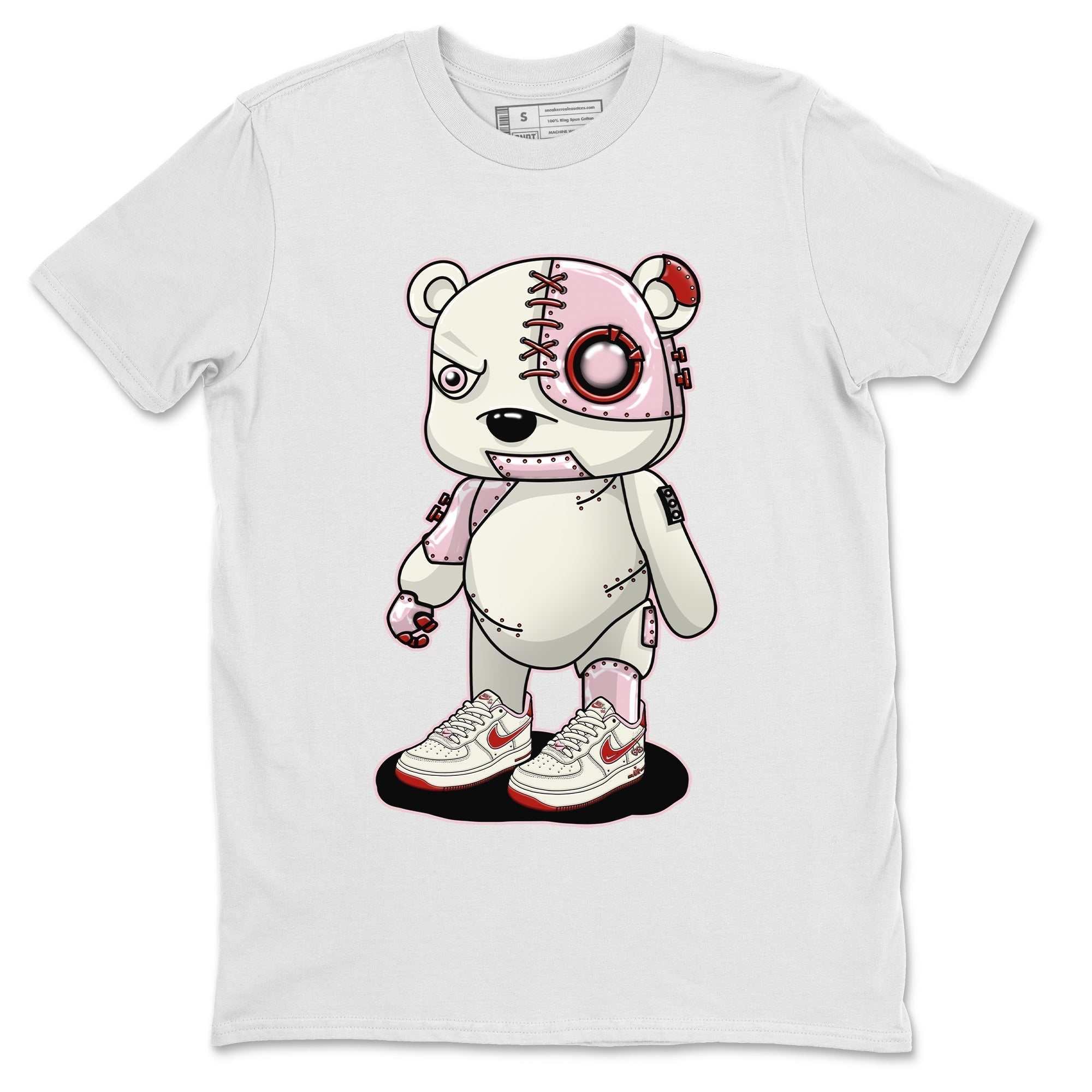 Cyborg Bear Unisex Tops - Air Force 1 Valentines Day