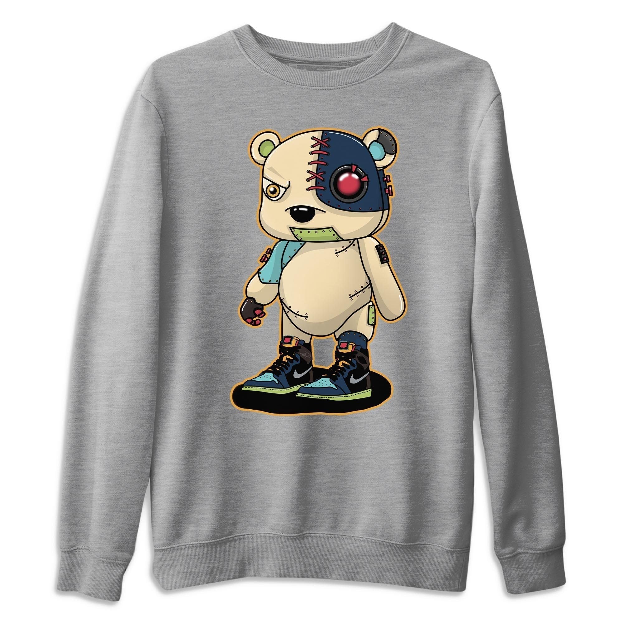 Cyborg Bear Unisex Tops - Air Jordan 1 Bio Hack