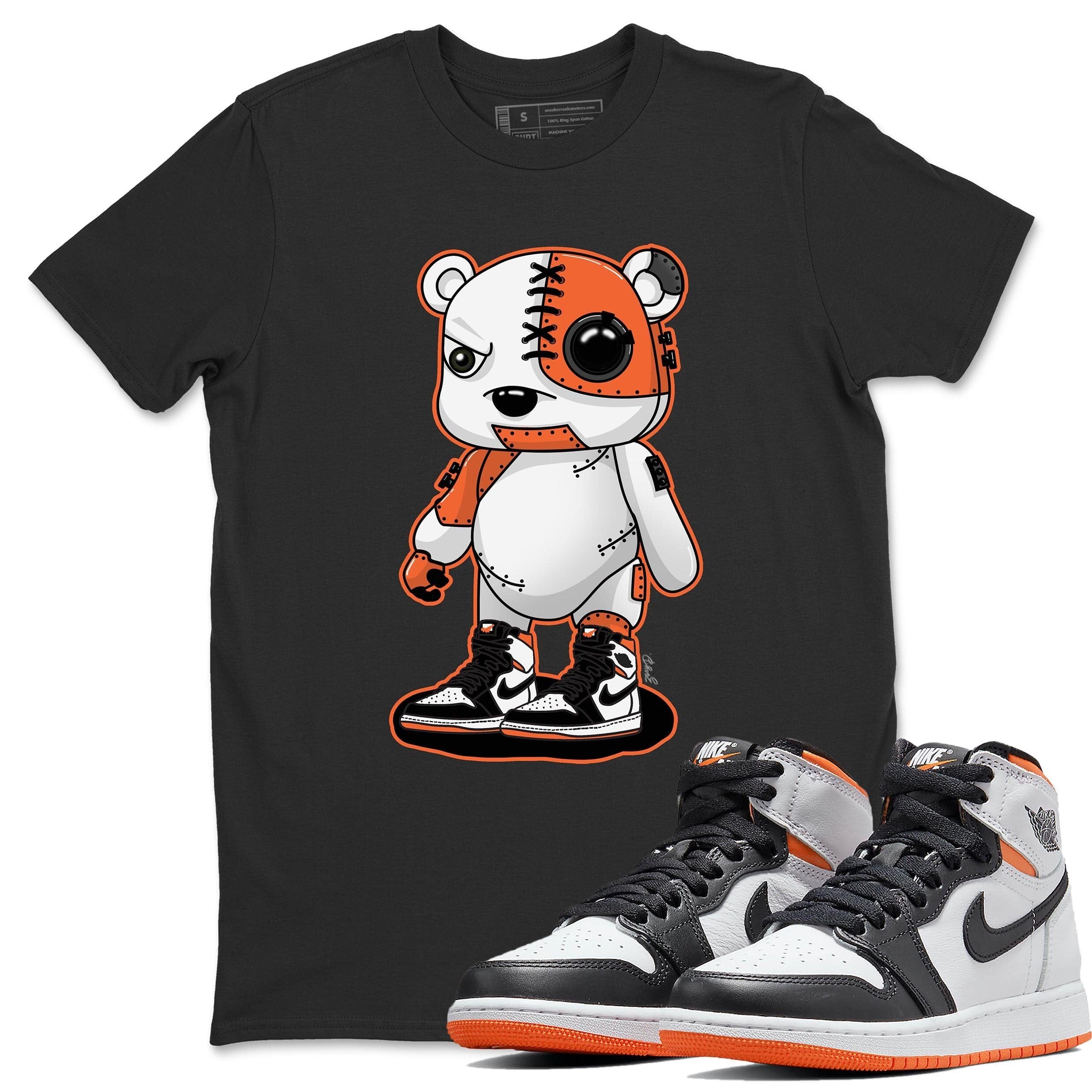 Cyborg Bear Unisex Tops - Air Jordan 1 Electro Orange
