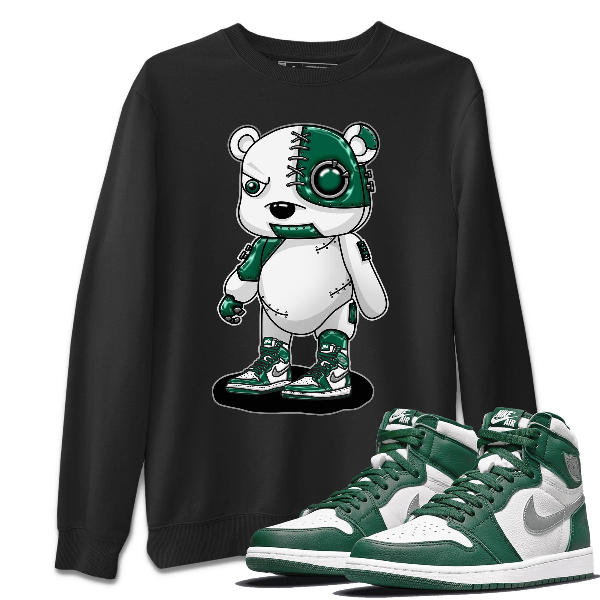 Cyborg Bear Unisex Tops - Air Jordan 1 Gorge Green