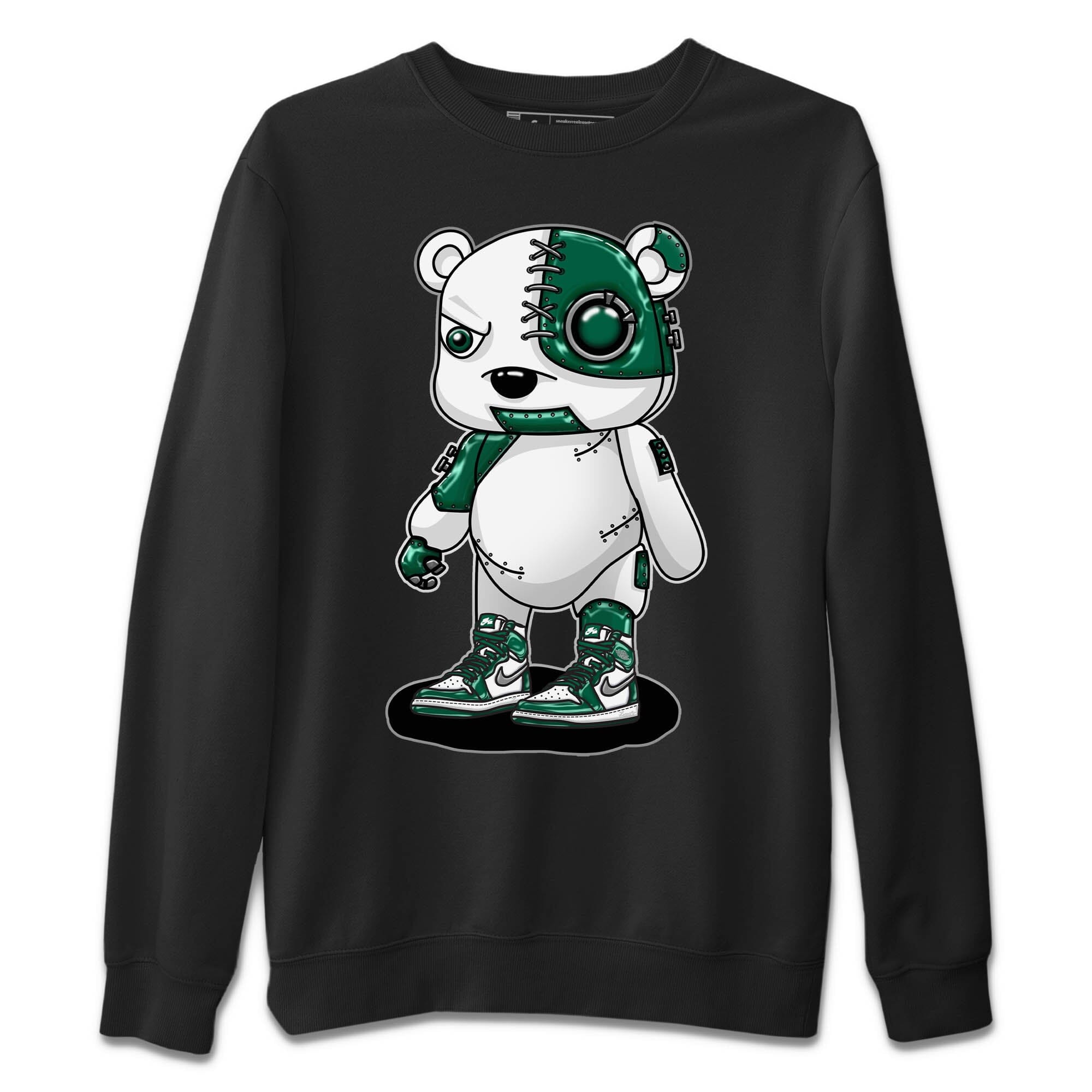 Cyborg Bear Unisex Tops - Air Jordan 1 Gorge Green