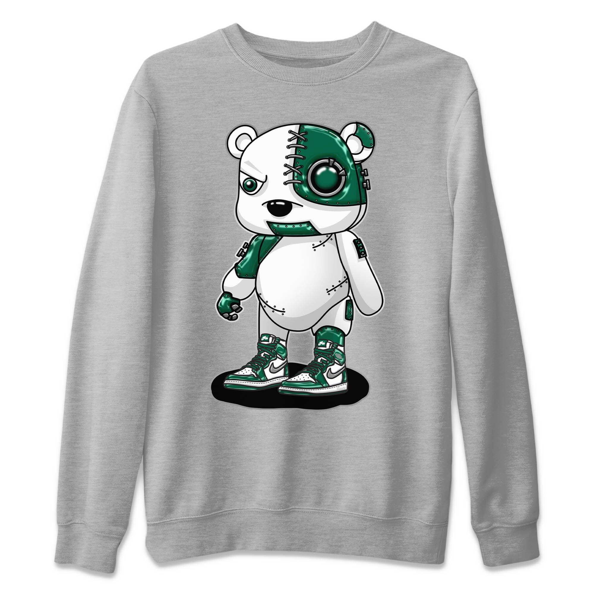 Cyborg Bear Unisex Tops - Air Jordan 1 Gorge Green