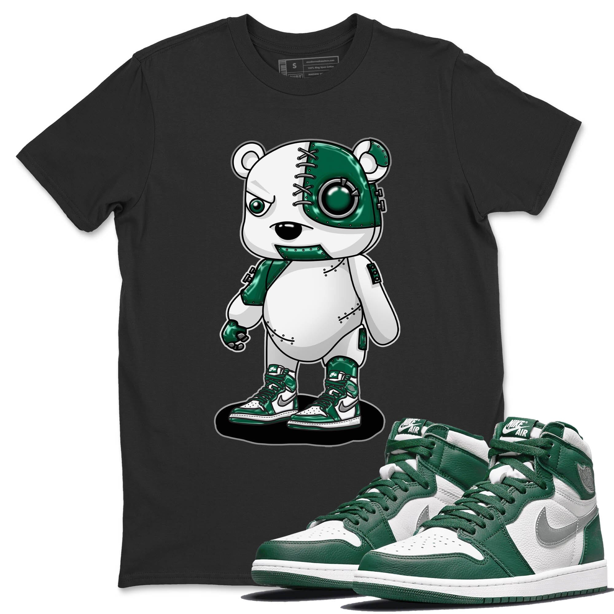 Cyborg Bear Unisex Tops - Air Jordan 1 Gorge Green
