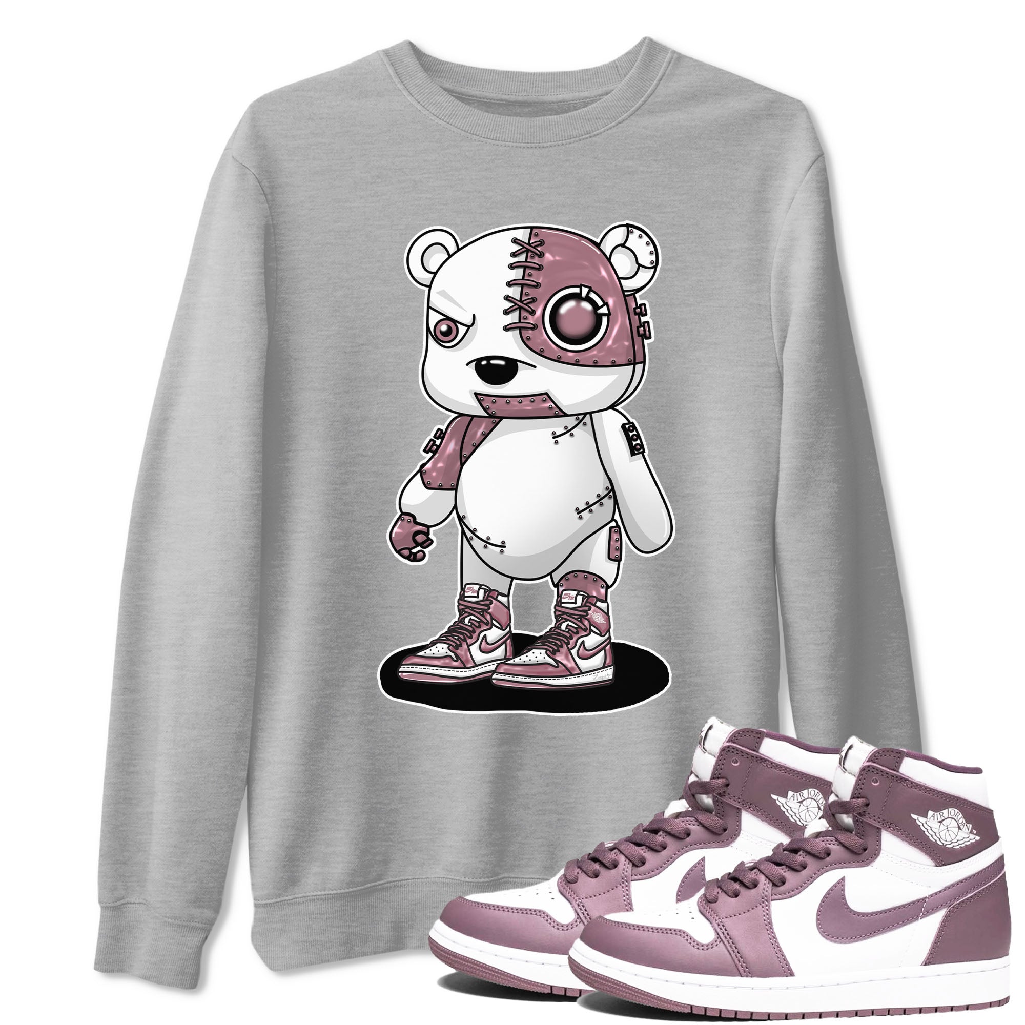 Cyborg Bear snkmatch Tee - Air Jordan 1 Mauve