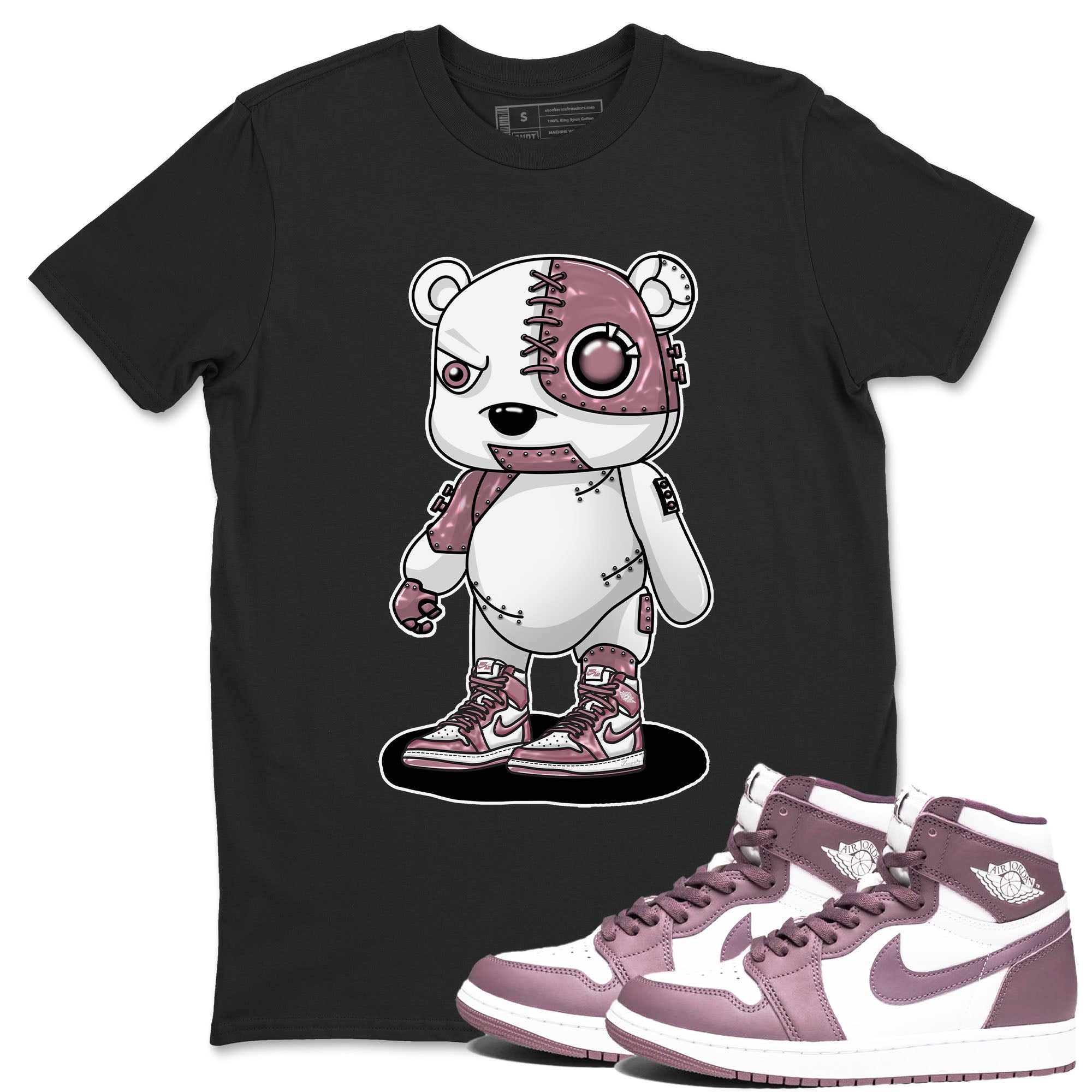 Cyborg Bear snkmatch Tee - Air Jordan 1 Mauve