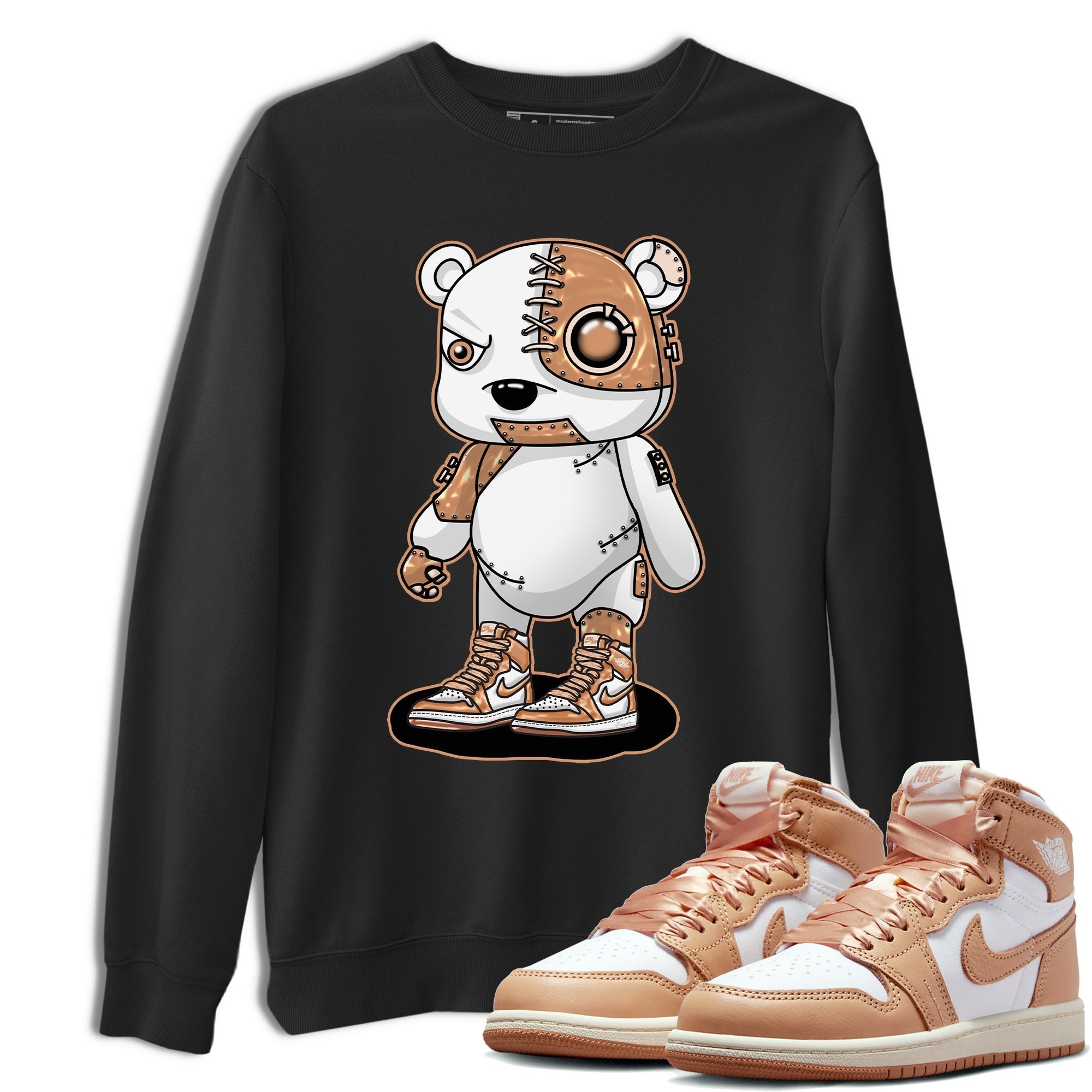 Cyborg Bear snkmatch Tee - Air Jordan 1 Praline