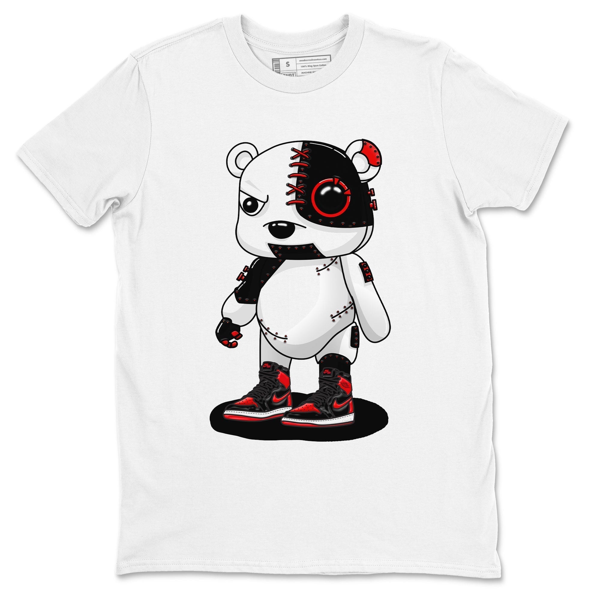 Cyborg Bear snkmatch Tee - Air Jordan 1 Satin Bred