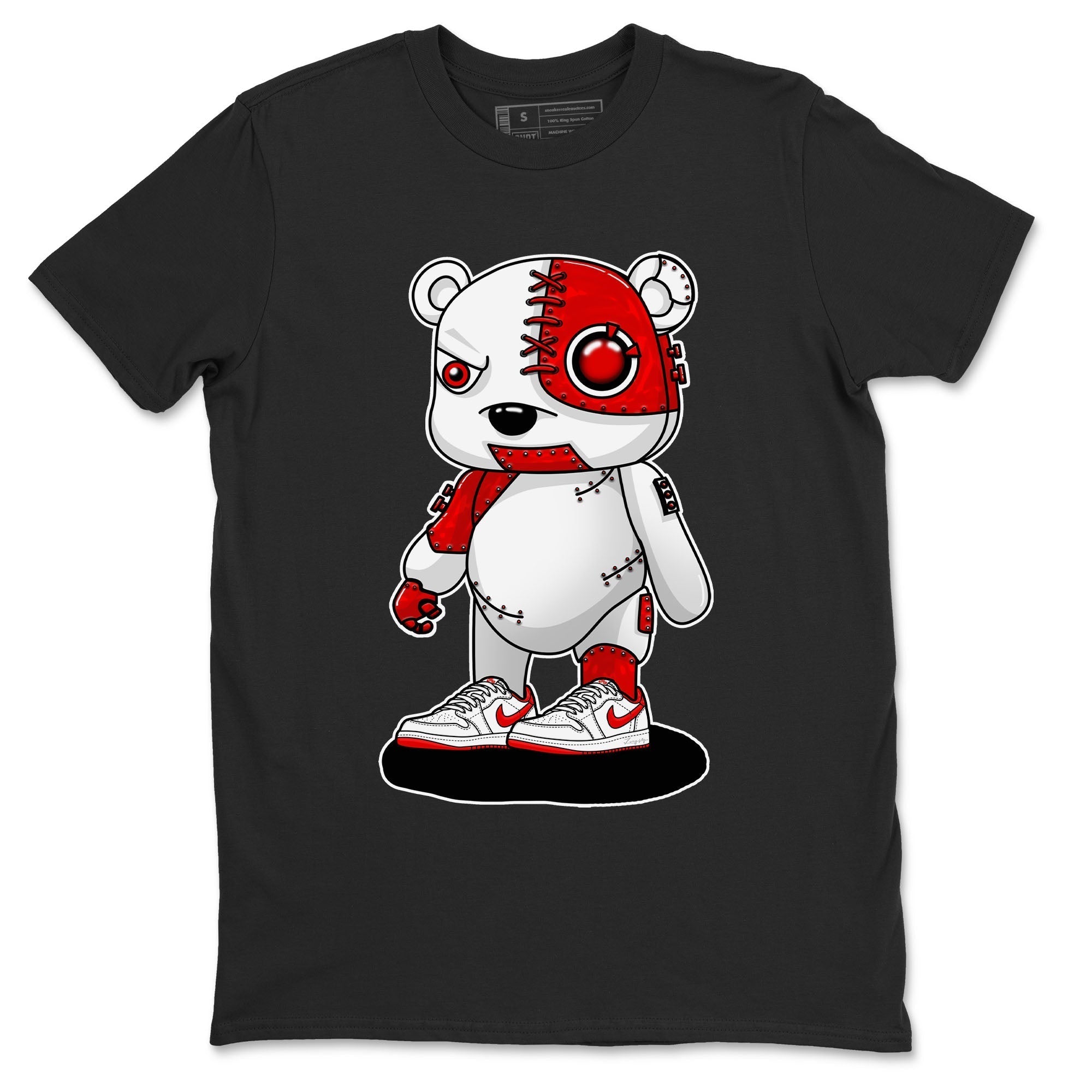 Cyborg Bear snkmatch Tee - Air Jordan 1 University Red