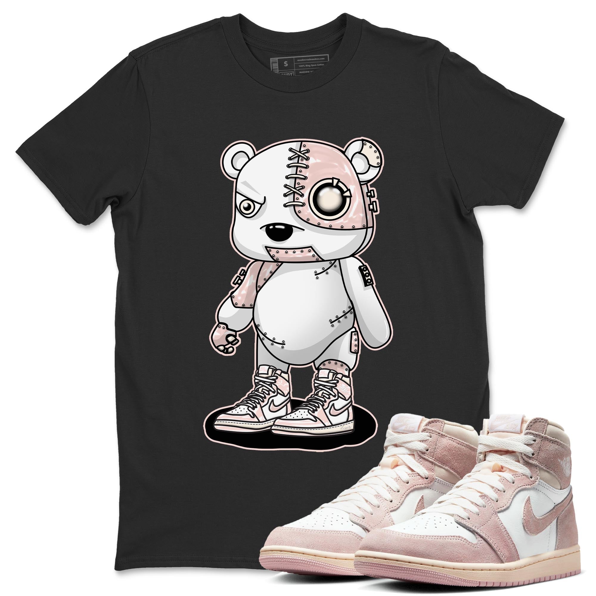 Cyborg Bear Unisex Tops - Air Jordan 1 Washed Pink