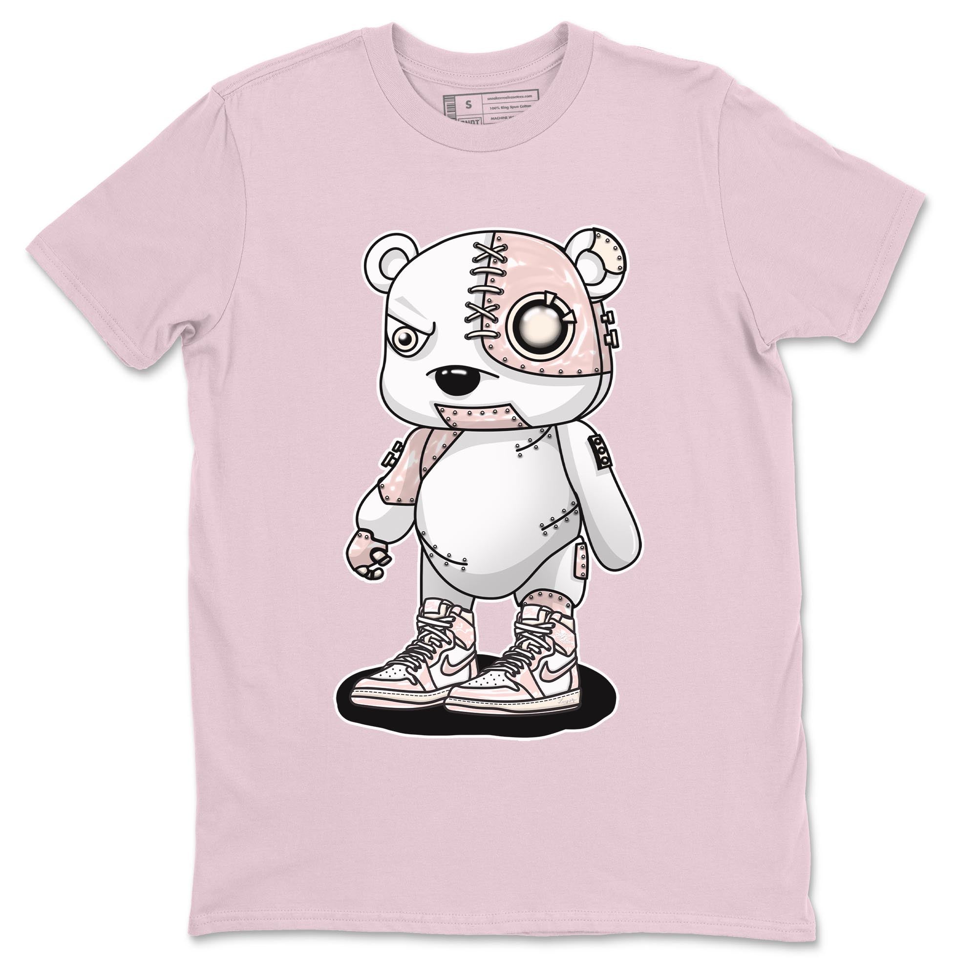 Cyborg Bear Unisex Tops - Air Jordan 1 Washed Pink