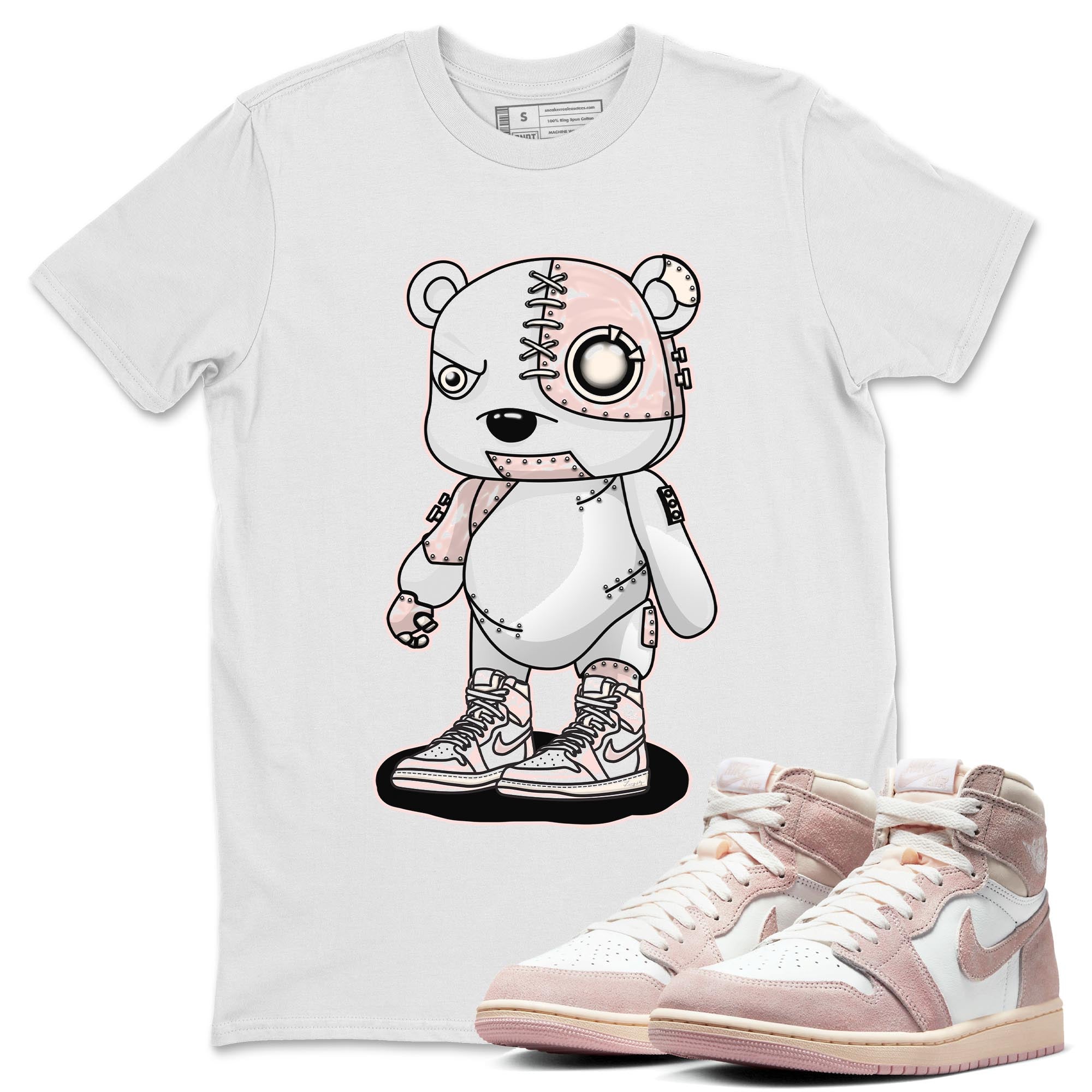 Cyborg Bear Unisex Tops - Air Jordan 1 Washed Pink